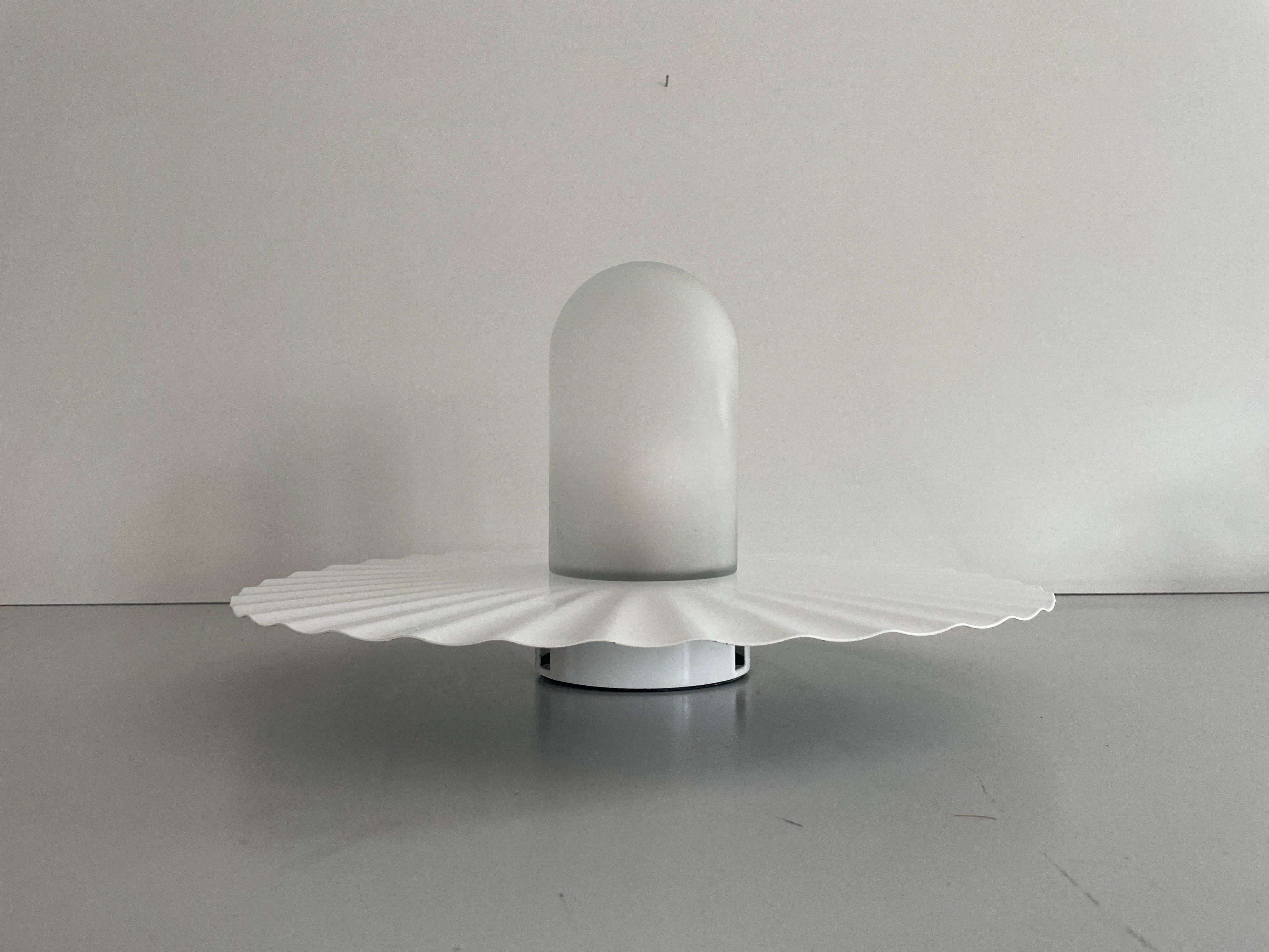 Model Plisse Flush Mount Light by Achille Castiglioni for Flos, 1980s, Italy

Minimal design
Very high quality.
Fully functional.

Lamps are in very good vintage condition.
Wear consistent with age and use

This lamp works with one E27 standard