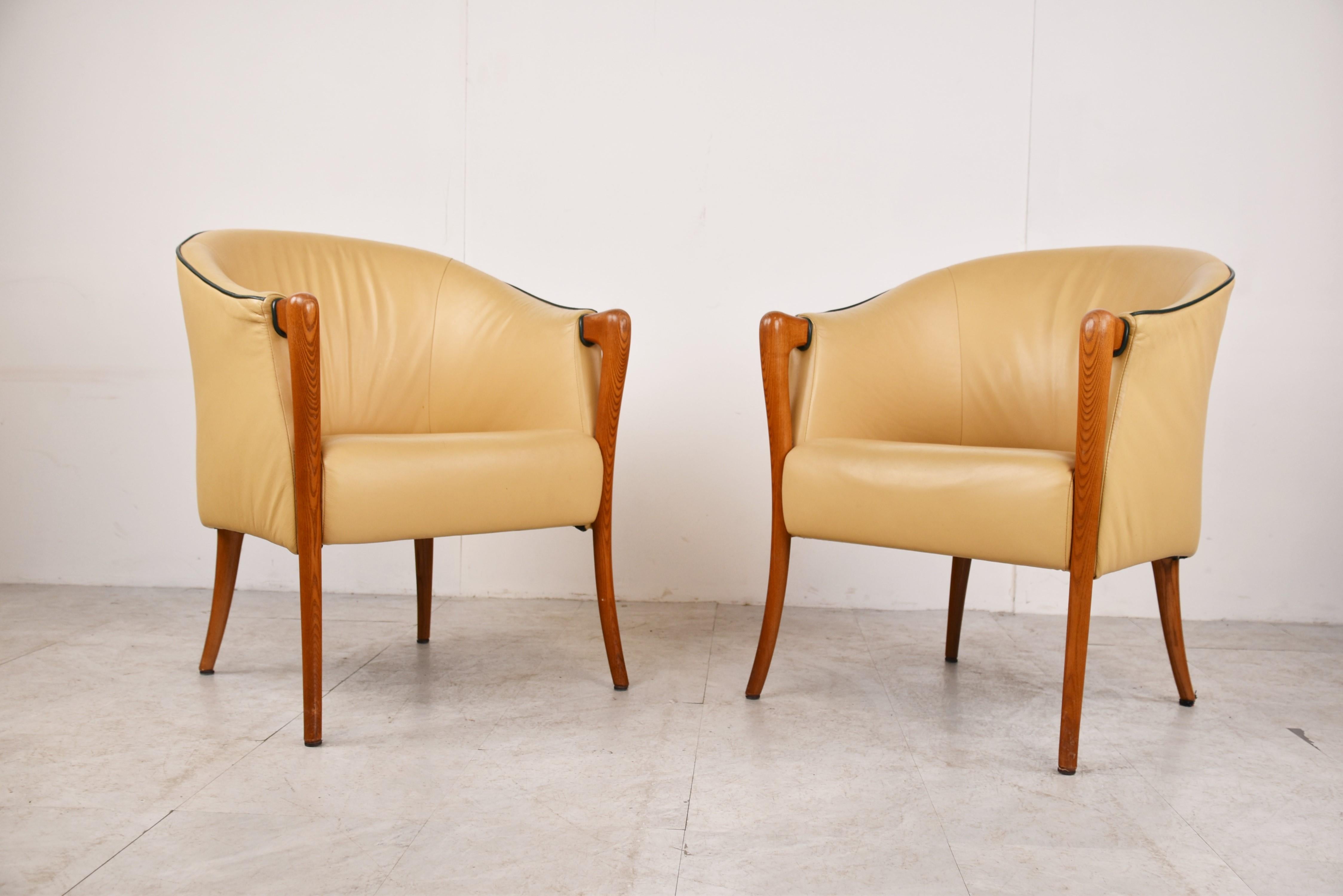 Model Progetti 63340 Lounge Chairs by Umberto Asnago for Giorgetti, 1980s 2
