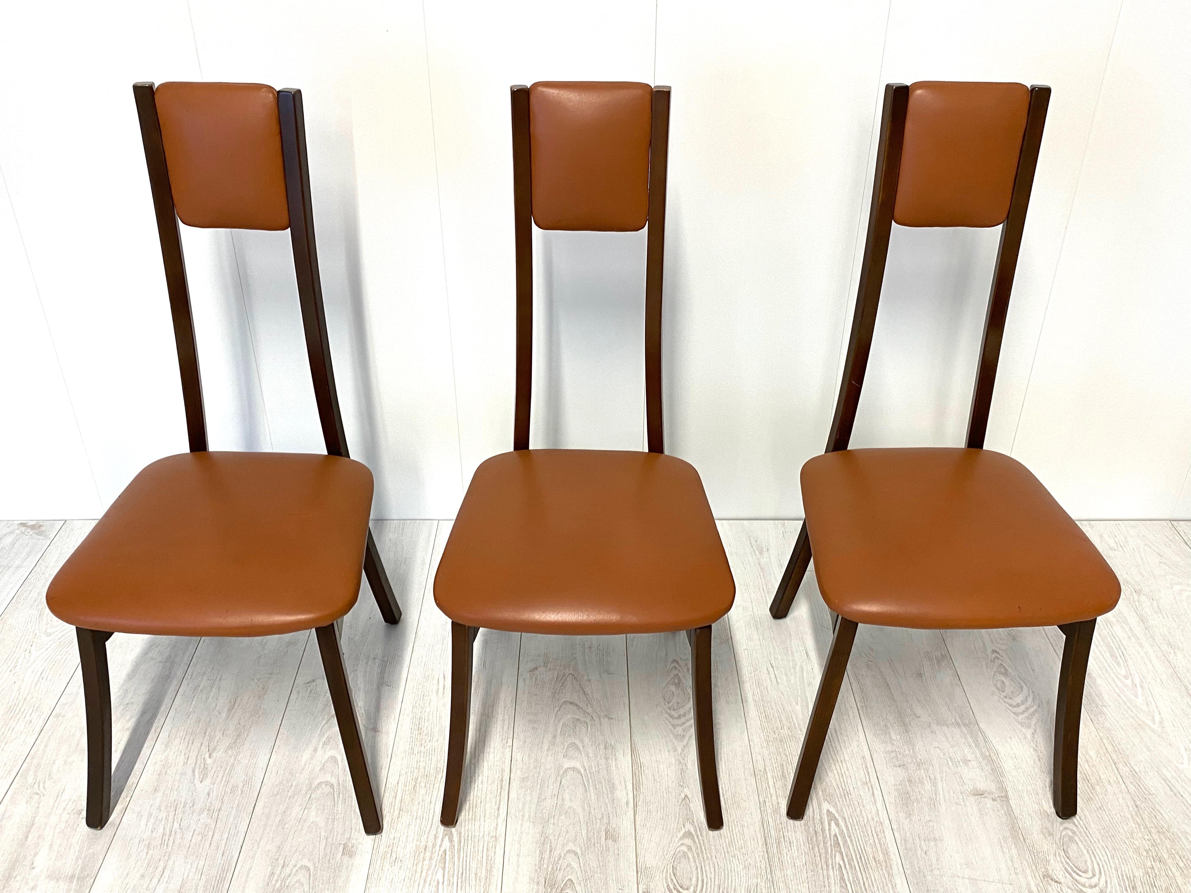 Chaises de salle à manger modèle Programma S11 d'Angelo Mangiarotti, ensemble de 6 pièces Bon état - En vente à Rivoli, IT
