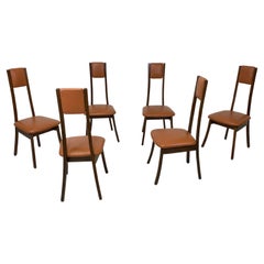 Model Programma S11 Dining Chairs by Angelo Mangiarotti, Set of 6