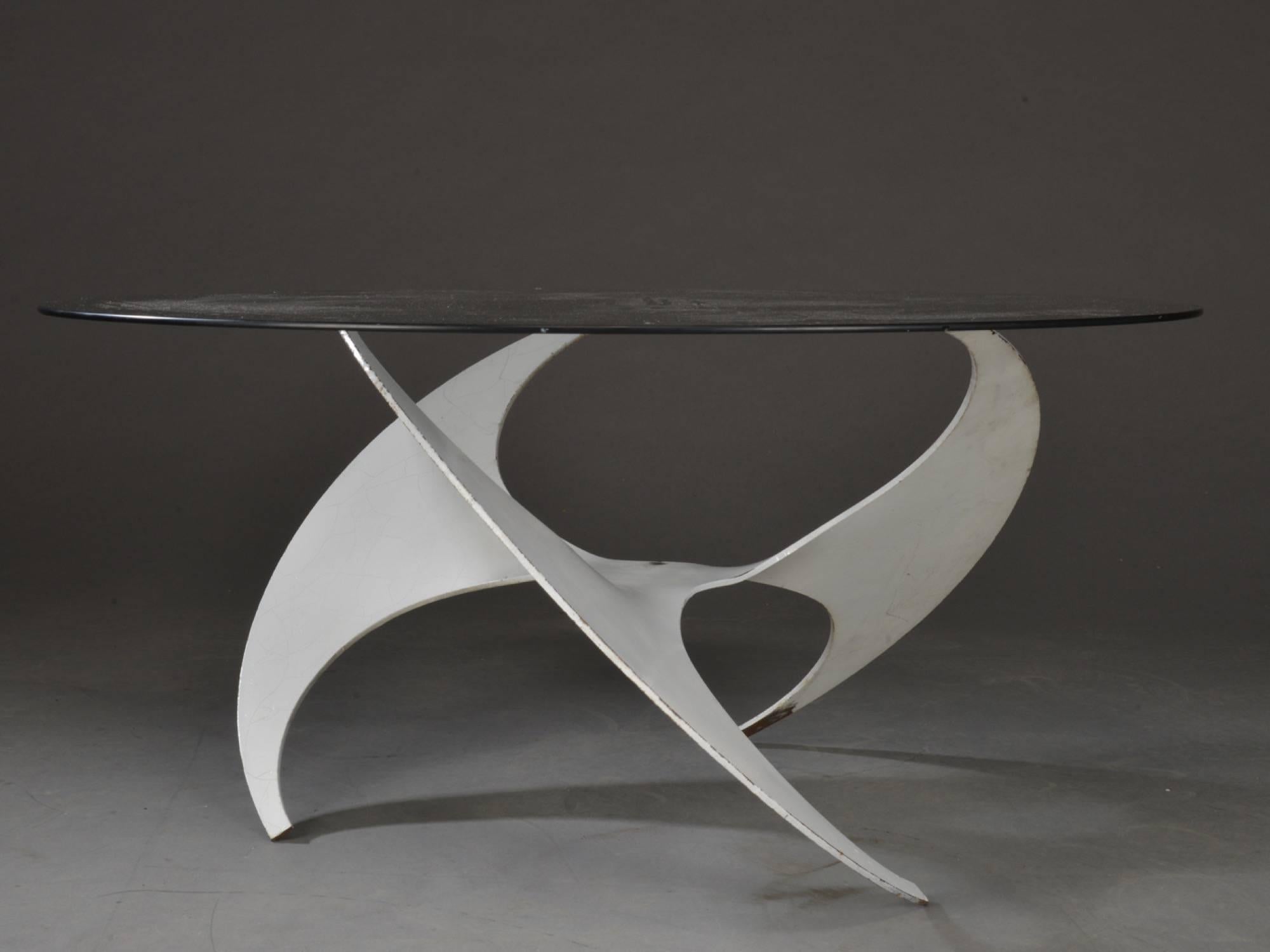 Mid-Century Modern Table basse « Modèle Propeller » de Knut Hesterberg en vente