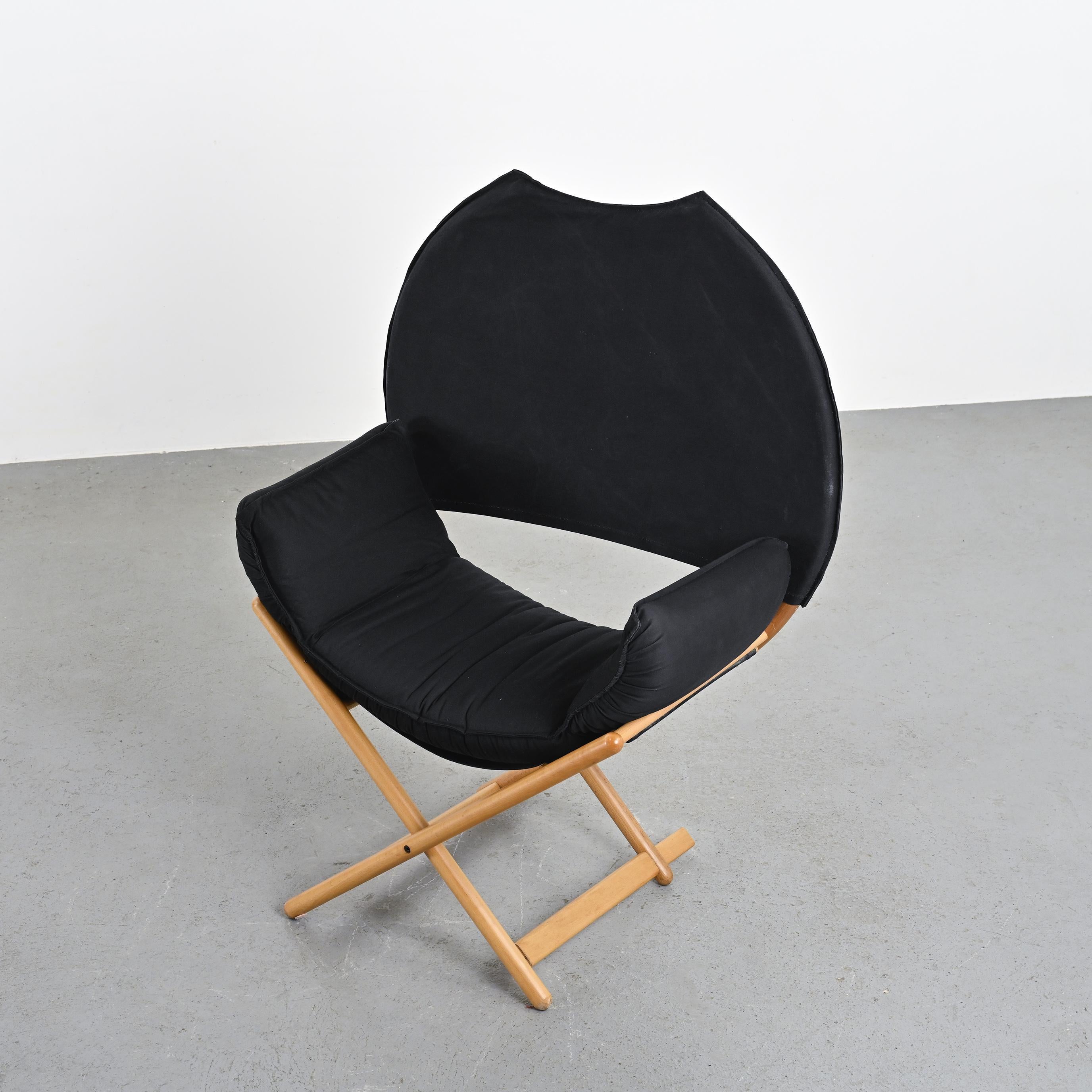 Mid-Century Modern Model Regina of Africa Armchair by Vico Magistretti, ca. 1979 For Sale