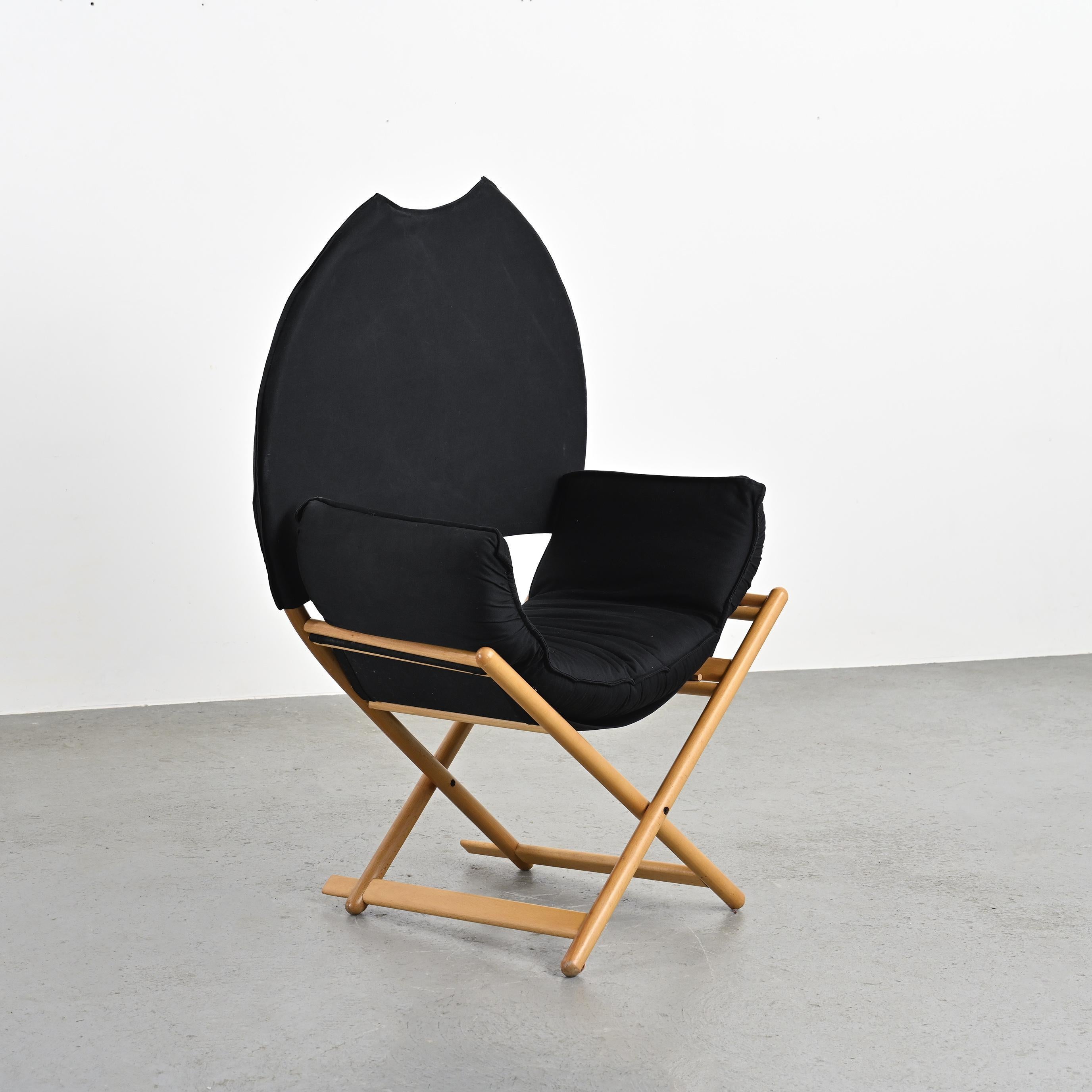 Italian Model Regina of Africa Armchair by Vico Magistretti, ca. 1979 For Sale