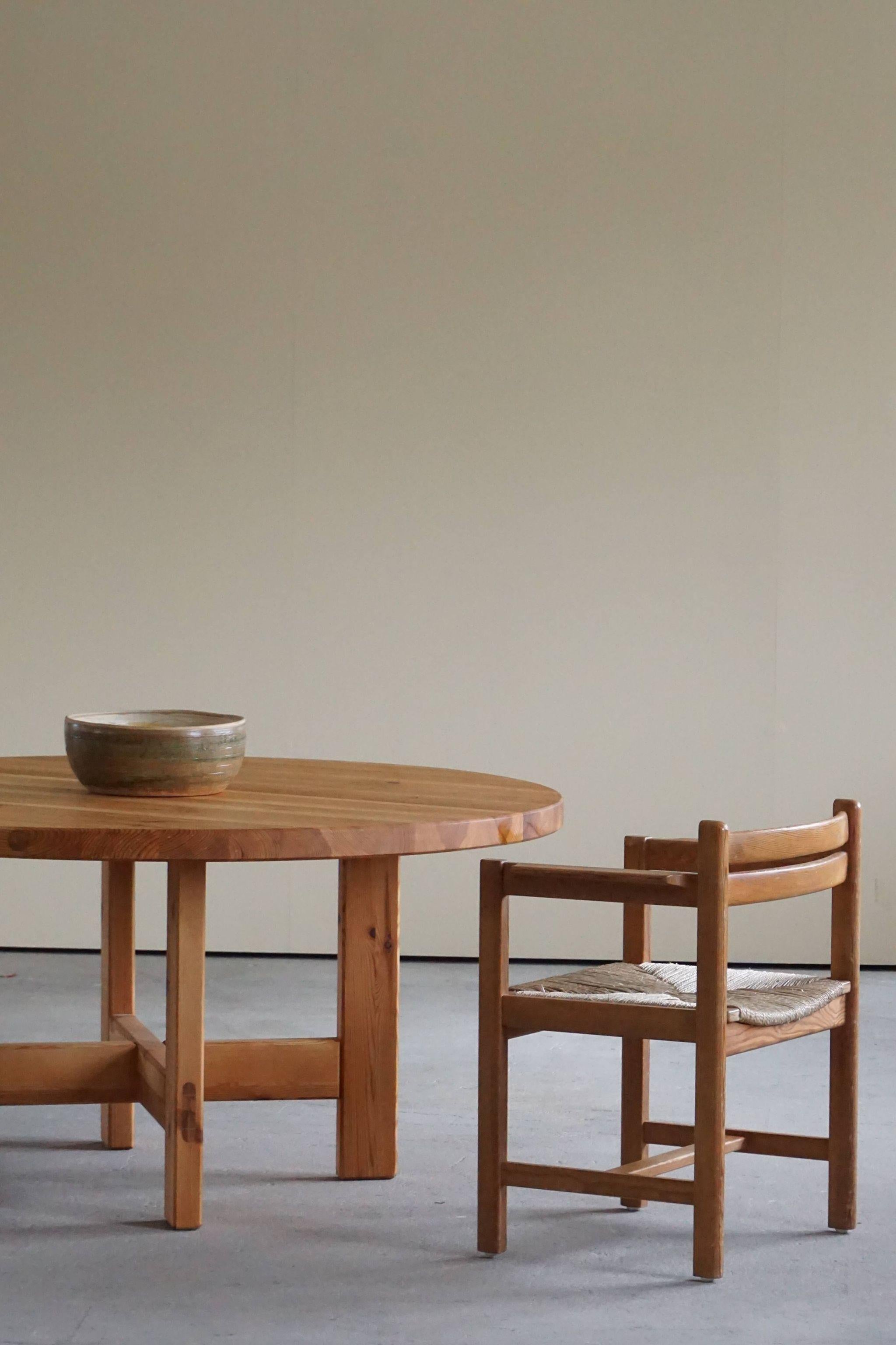Model RW 152 Pine Dining Table by Roland Wilhelmsson for Karl Andersson & Søn 4