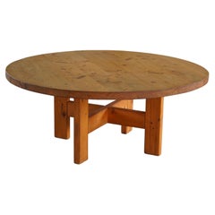 Model RW 152 Pine Dining Table by Roland Wilhelmsson Own Production, 1969 Ågesta