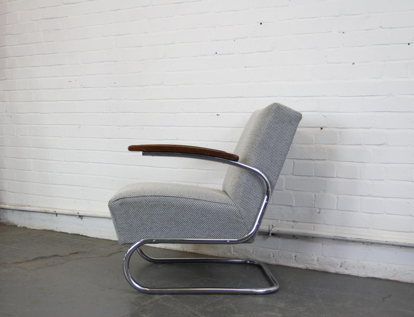 Modell S411 Bauhaus-Sessel von Thonet:: um 1930er Jahre 6