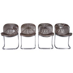 Model Sabrina Chairs by Gastone Rinaldi for Rima, 1970s, Set of Four