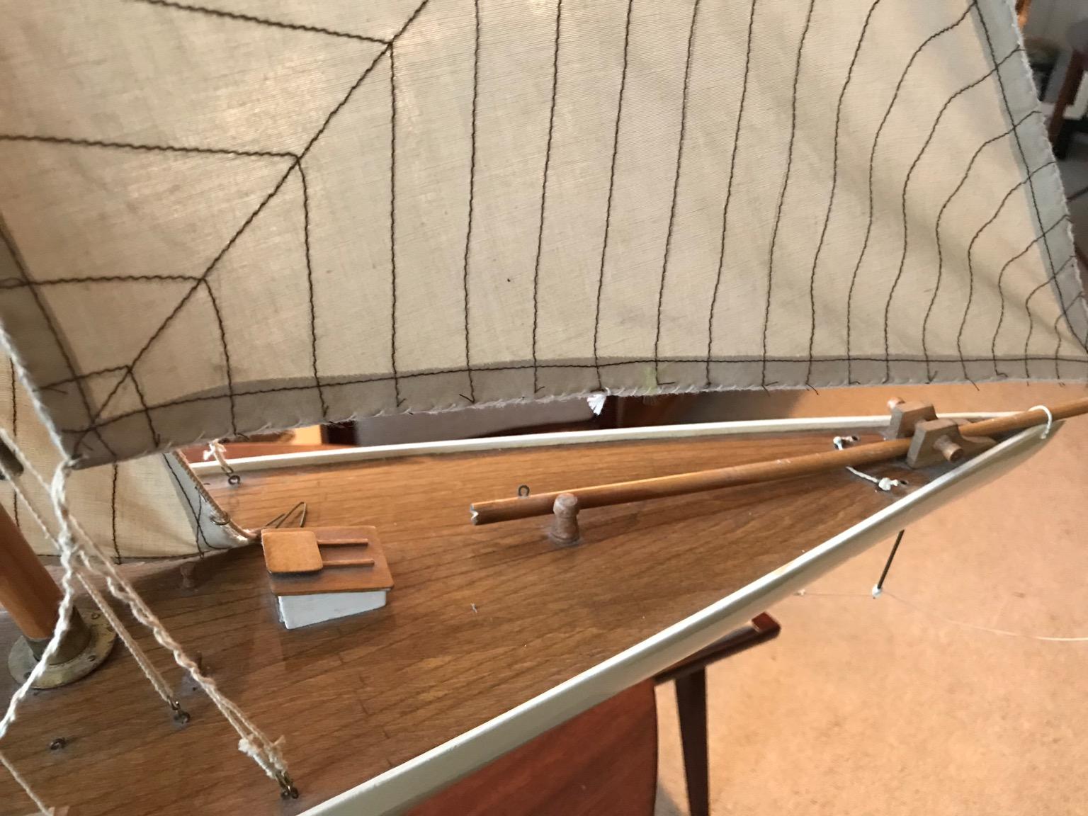Other Model Sailboat of Impressive Stature and Workmanship For Sale