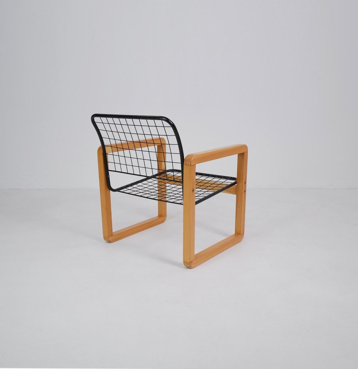 Swedish Model Sälen Side Chair by Knut & Marianne Hagberg, 1982 For Sale