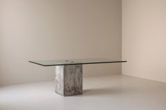 Model Sapo dining table by Sergio and Giorgio Saporiti for Saporiti Italia 1972.