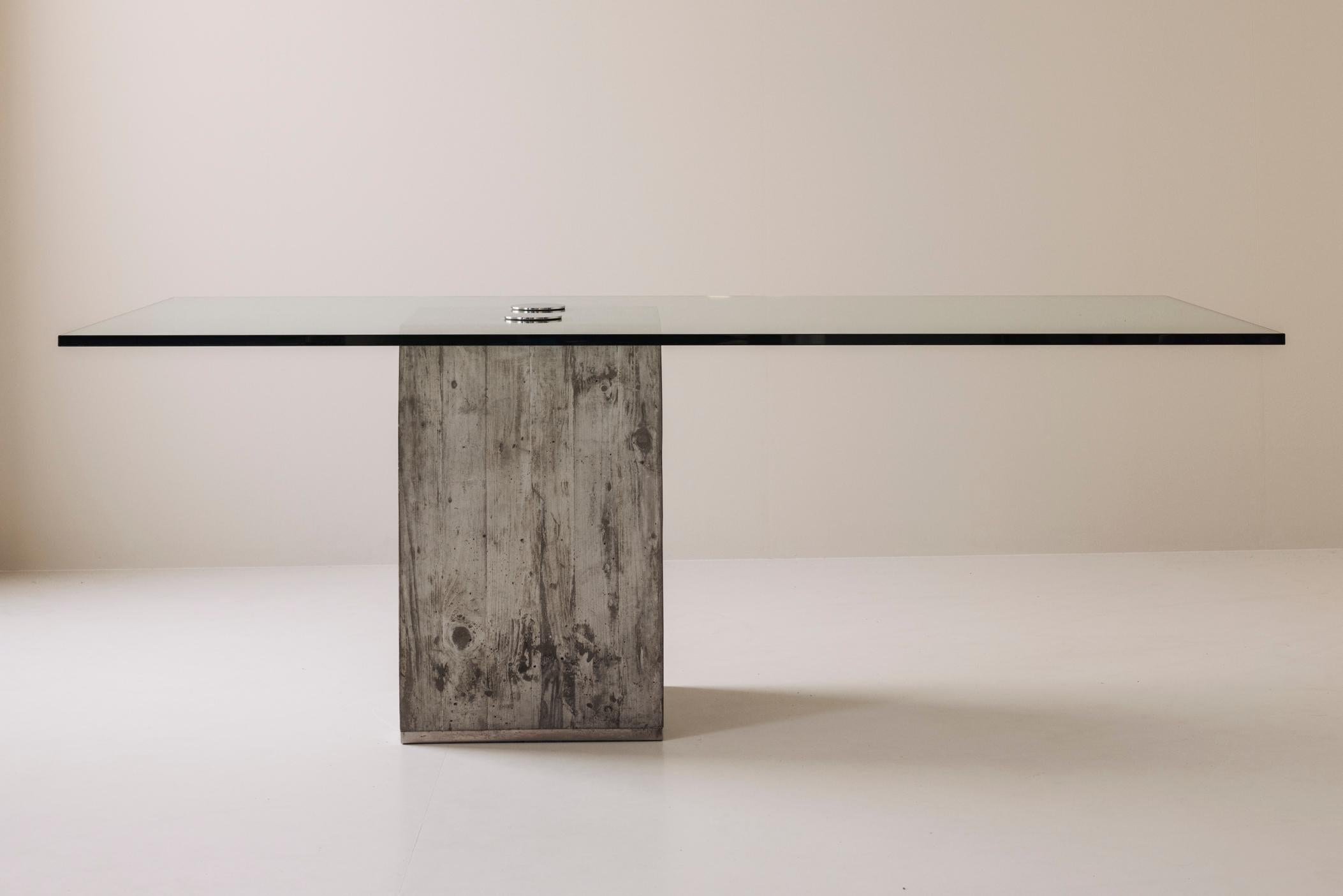 Mesa de comedor Model Sapo de Sergio y Giorgio Saporiti para Saporiti Italia 1972. Moderno de mediados de siglo en venta