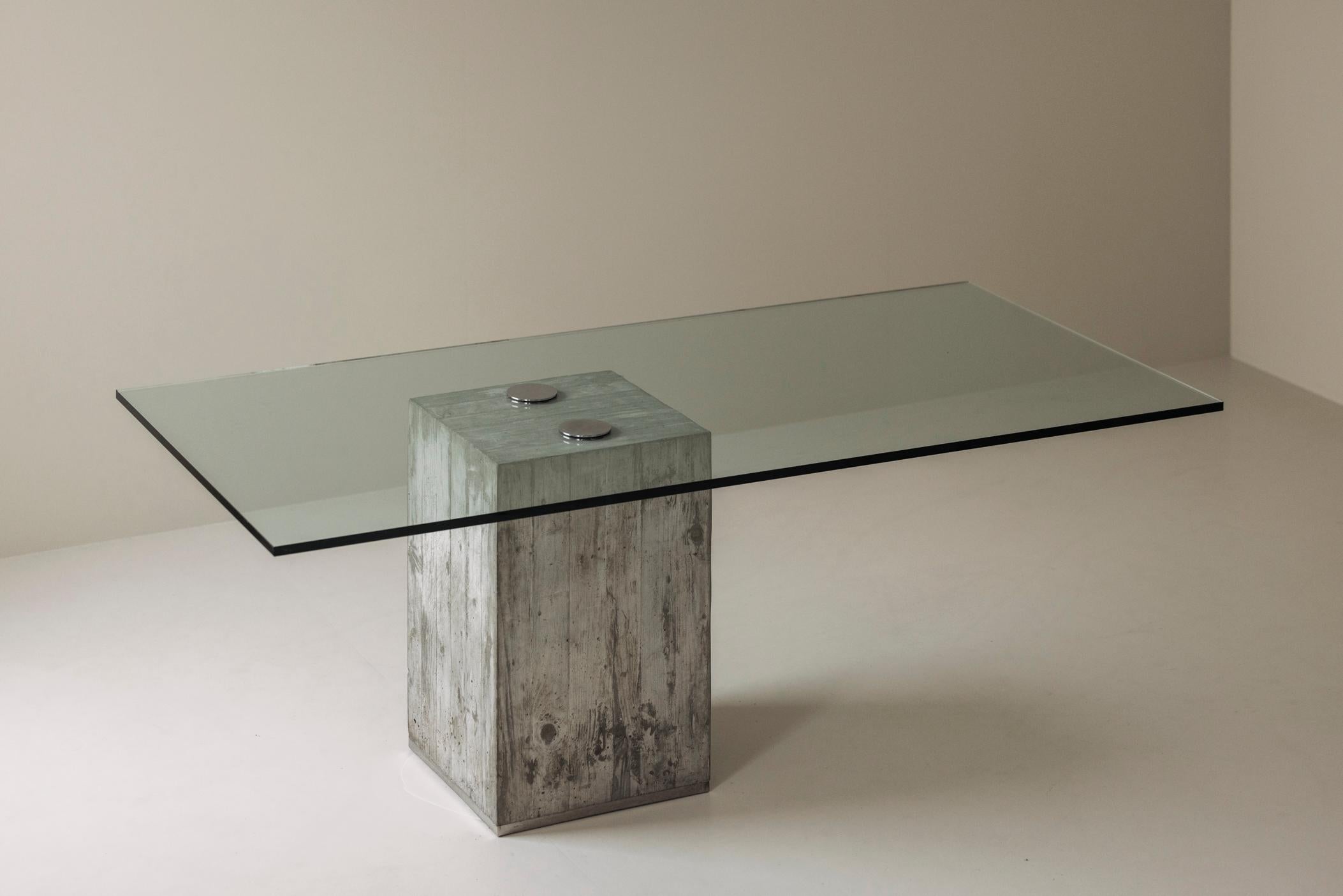 Mesa de comedor Model Sapo de Sergio y Giorgio Saporiti para Saporiti Italia 1972. en Bueno estado para la venta en Antwerp, BE