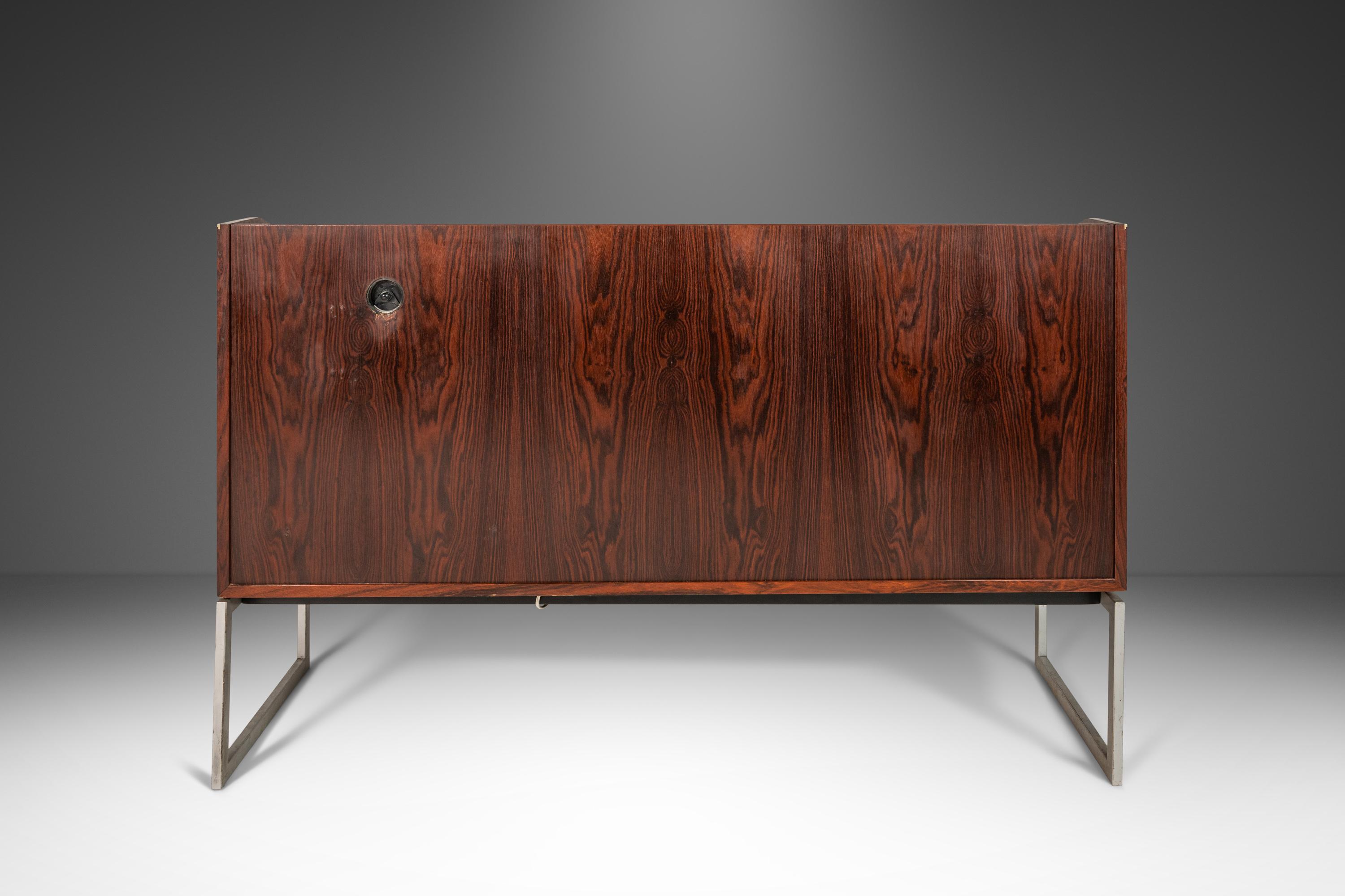 Model SC80 Record Media Console in Rosewood by Jacob Jensen for Bang & Olufsen 7