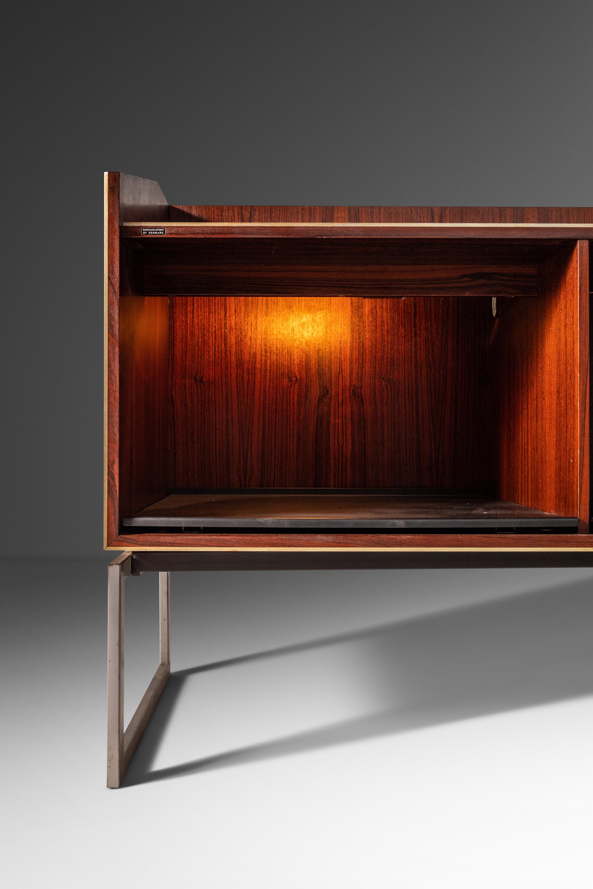 Model SC80 Record Media Console in Rosewood by Jacob Jensen for Bang & Olufsen 8