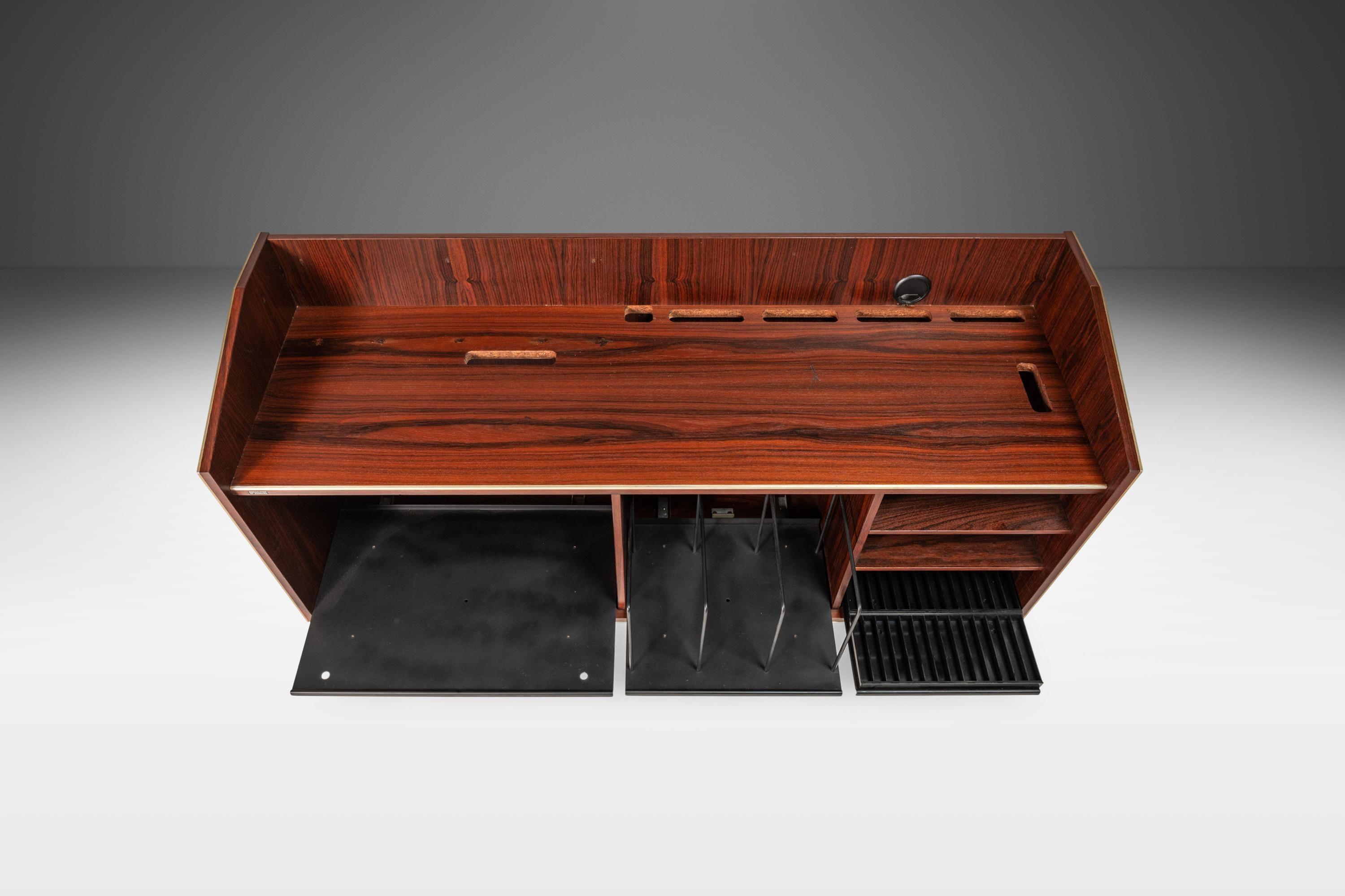 American Model SC80 Record Media Console in Rosewood by Jacob Jensen for Bang & Olufsen For Sale