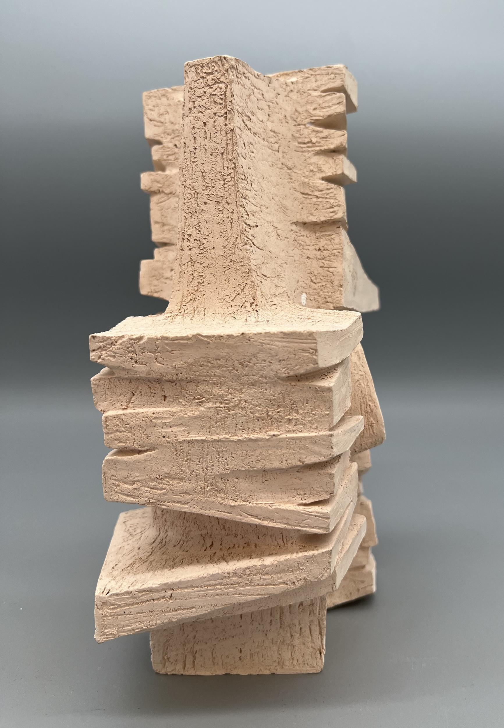 French Model sculpture in clay, by Michel Lucotte, France, circa 1965 For Sale