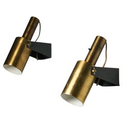 Model "Sonet" Pair of Wall Lights, Hans Per Jeppensen, Fog & Mørup, 1960s