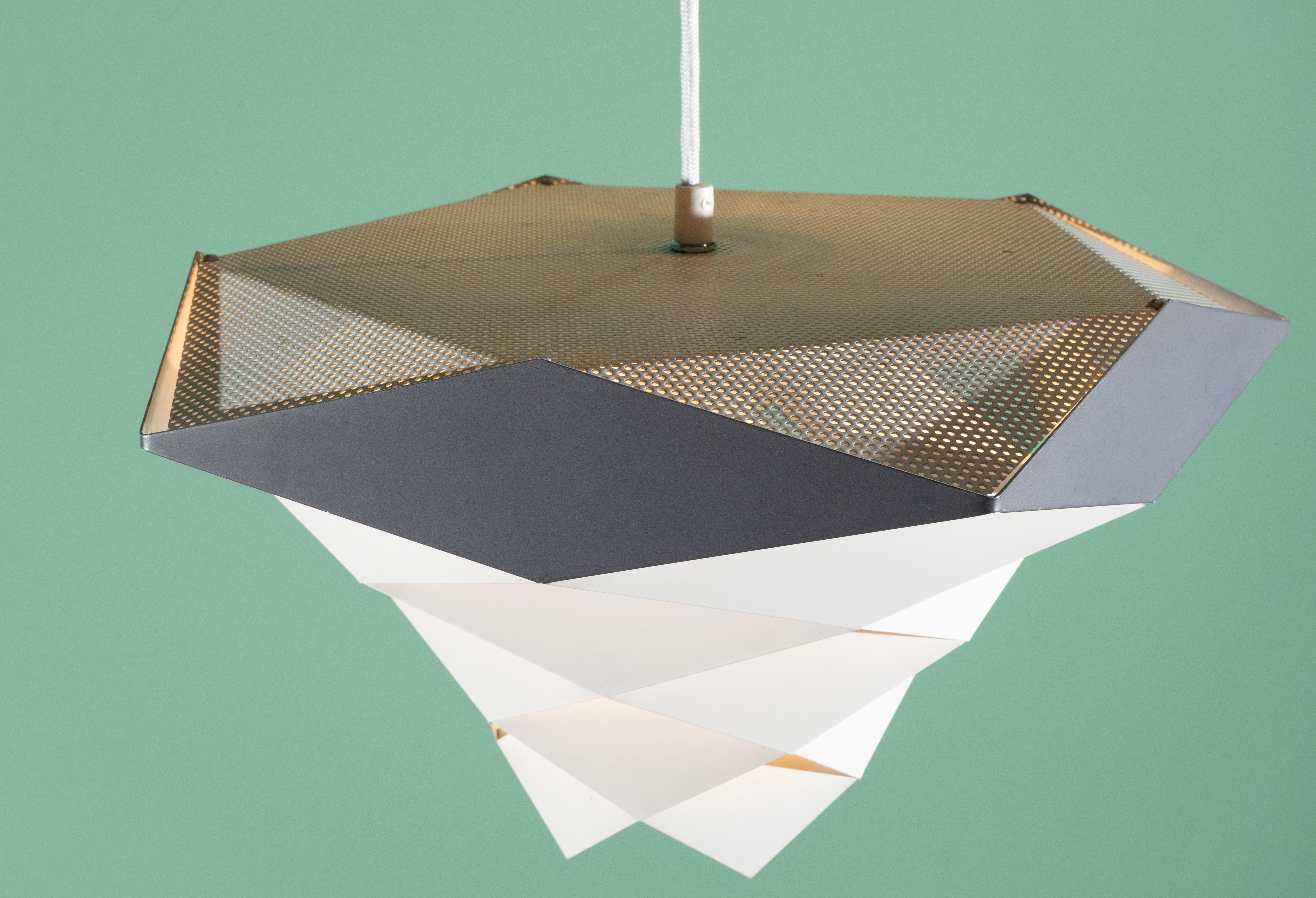 Mid-20th Century Model Symfoni Pendant Lamp by Preben Dal for H Følsgaard Elektro, Denmark 1960s