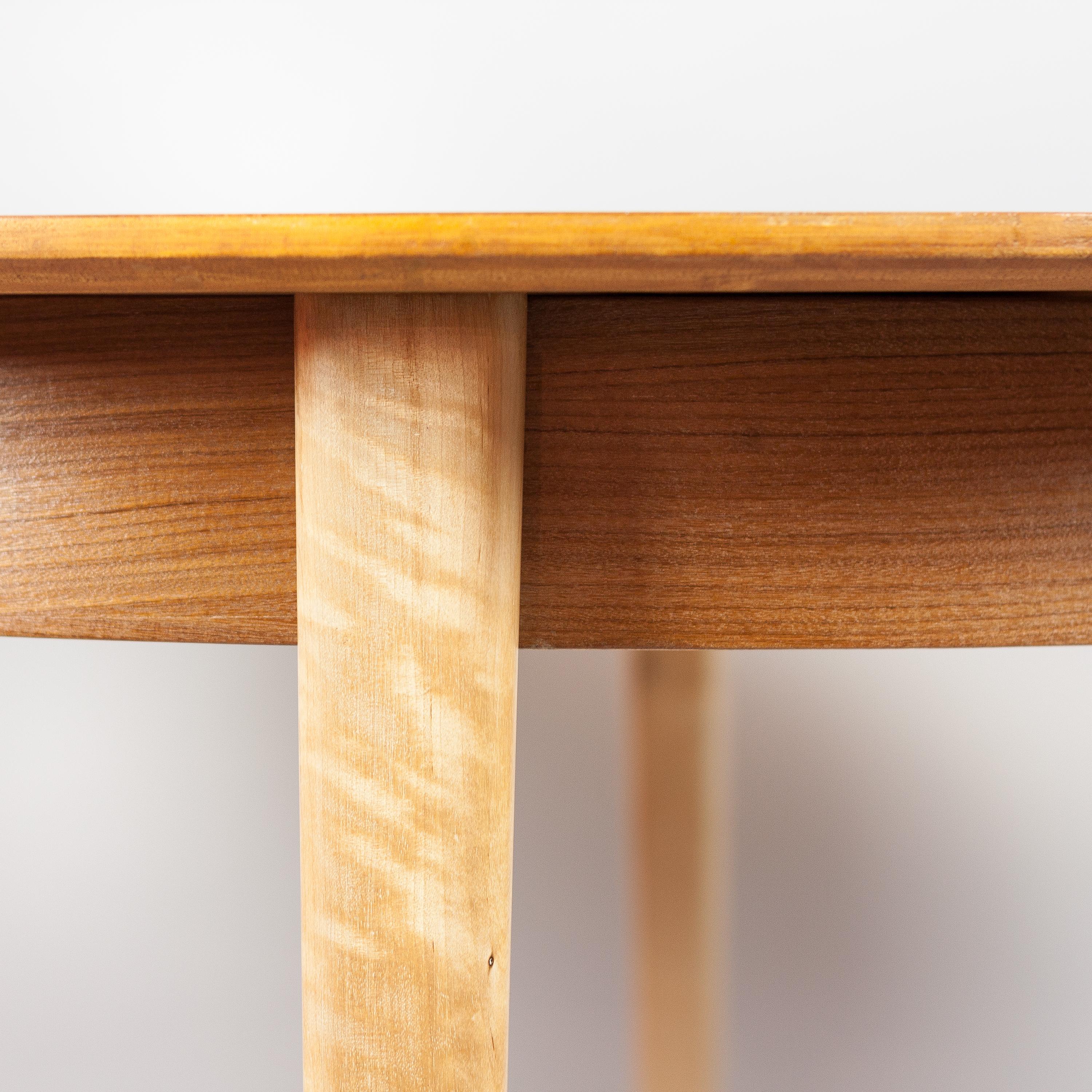 Model TB05 Teak and Maple Dining Table by Cees Braakman for Pastoe, 1950s 2