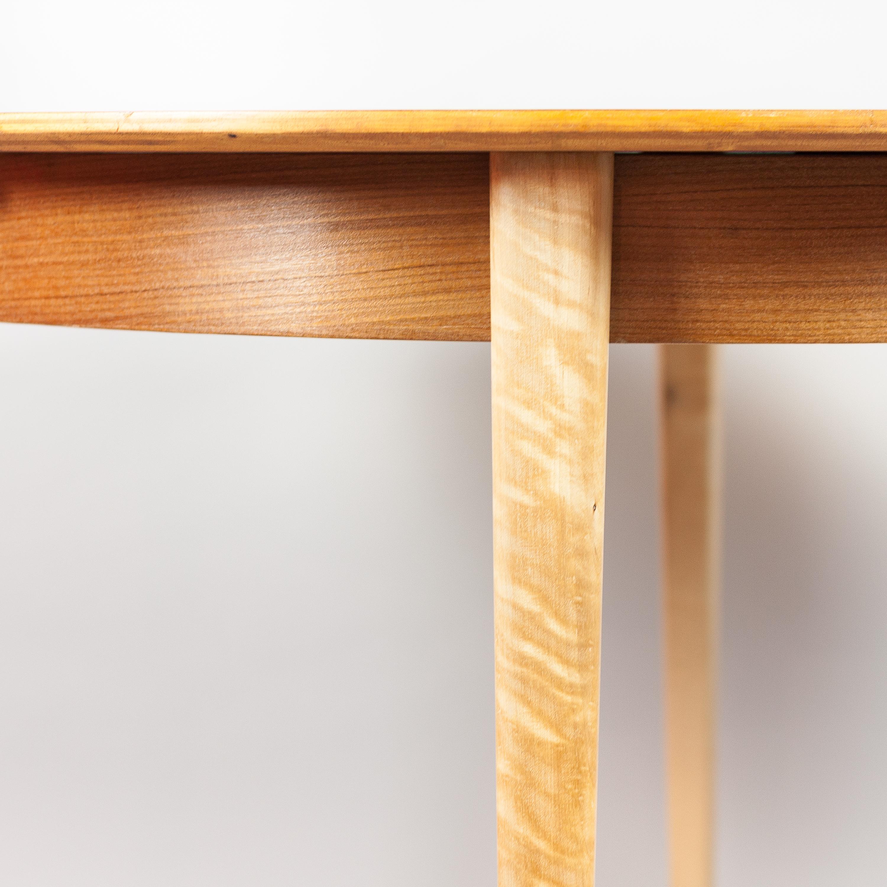 Model TB05 Teak and Maple Dining Table by Cees Braakman for Pastoe, 1950s 3