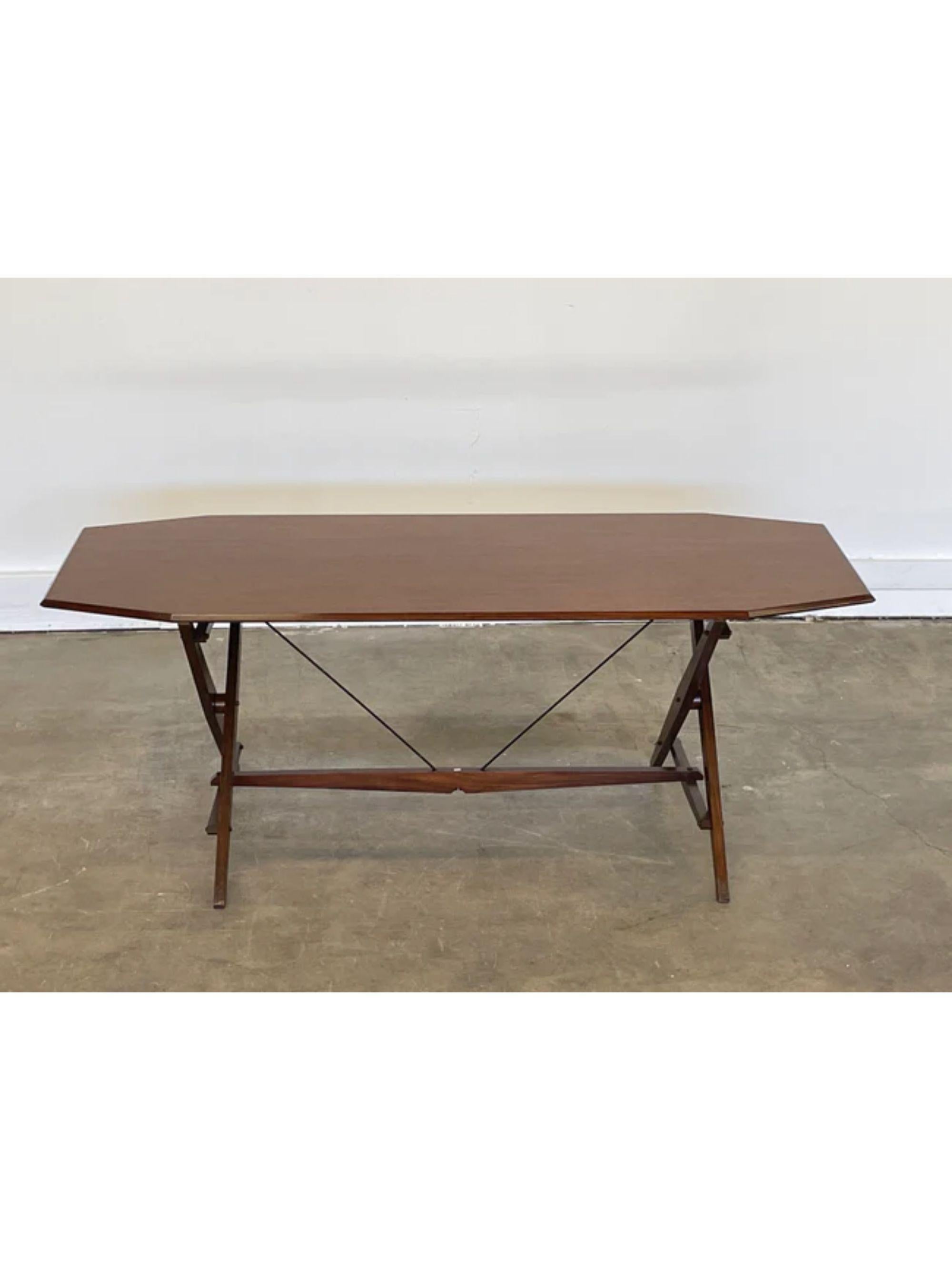italien Table de bureau/table de salle à manger modèle Tl2 de Franco Albini pour Poggi, Italie, 1951  en vente