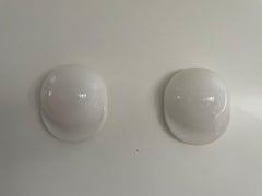 Pareja de apliques "Modelo Tortue" de Rodolfo Bonetto para Candle Milano, años 60, Italia