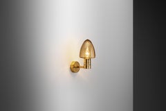 Model "V-220" Brass Wall Lamp by Hans-Agne Jakobsson, Sweden 1960s