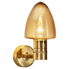 Model "V-220" Brass Wall Lamp by Hans-Agne Jakobsson, Sweden 1960s