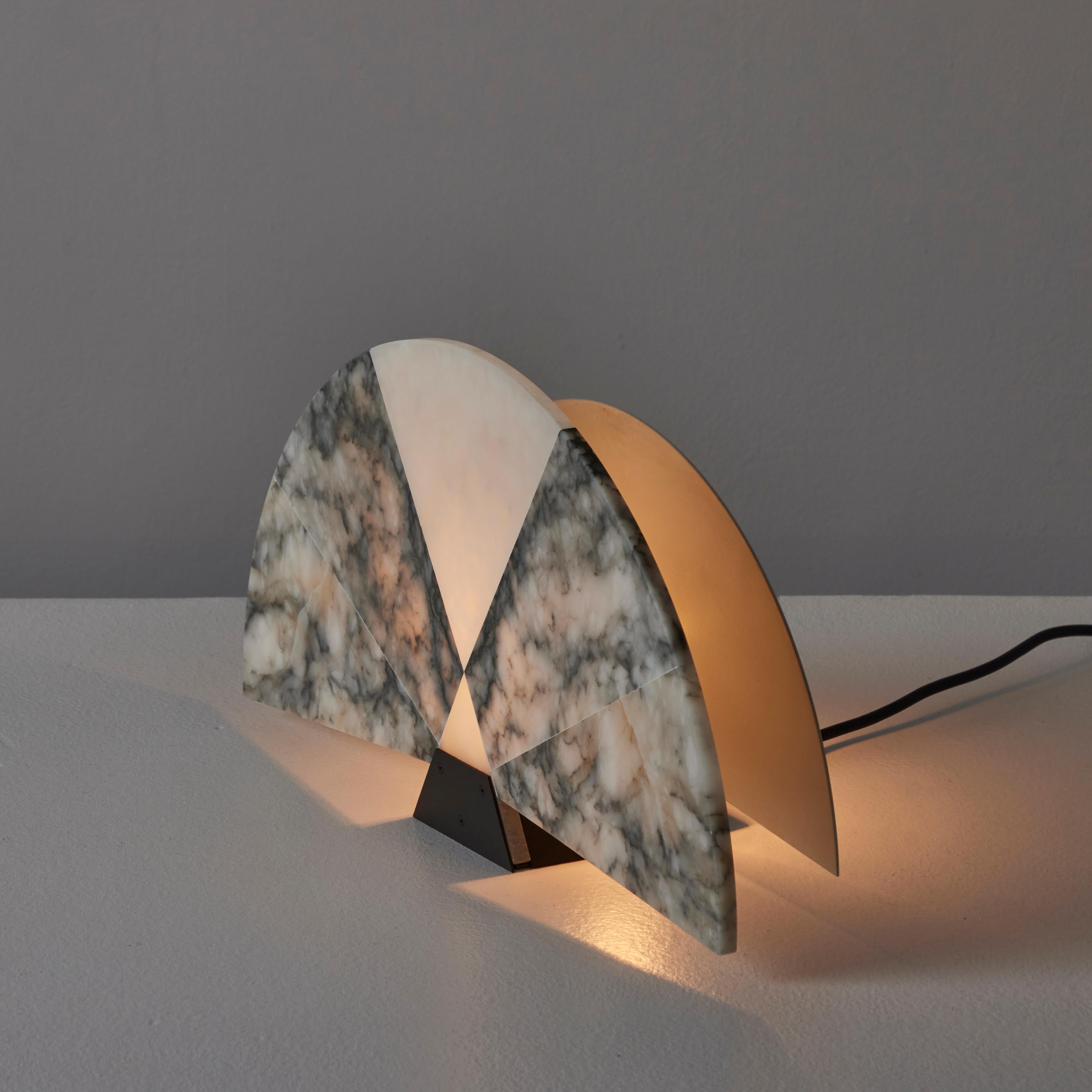Late 20th Century Model V584 'Ventaglio' Table Lamp by Angelo Mangiarotti for Skipper For Sale