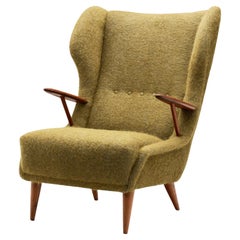 Model "VP 37" Oak and Teak Lounge Chair by Georg Thams, Denmark 1950s