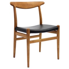 Vintage Model W2 Chair by Hans J. Wegner for C.M. Madsen, 1960s