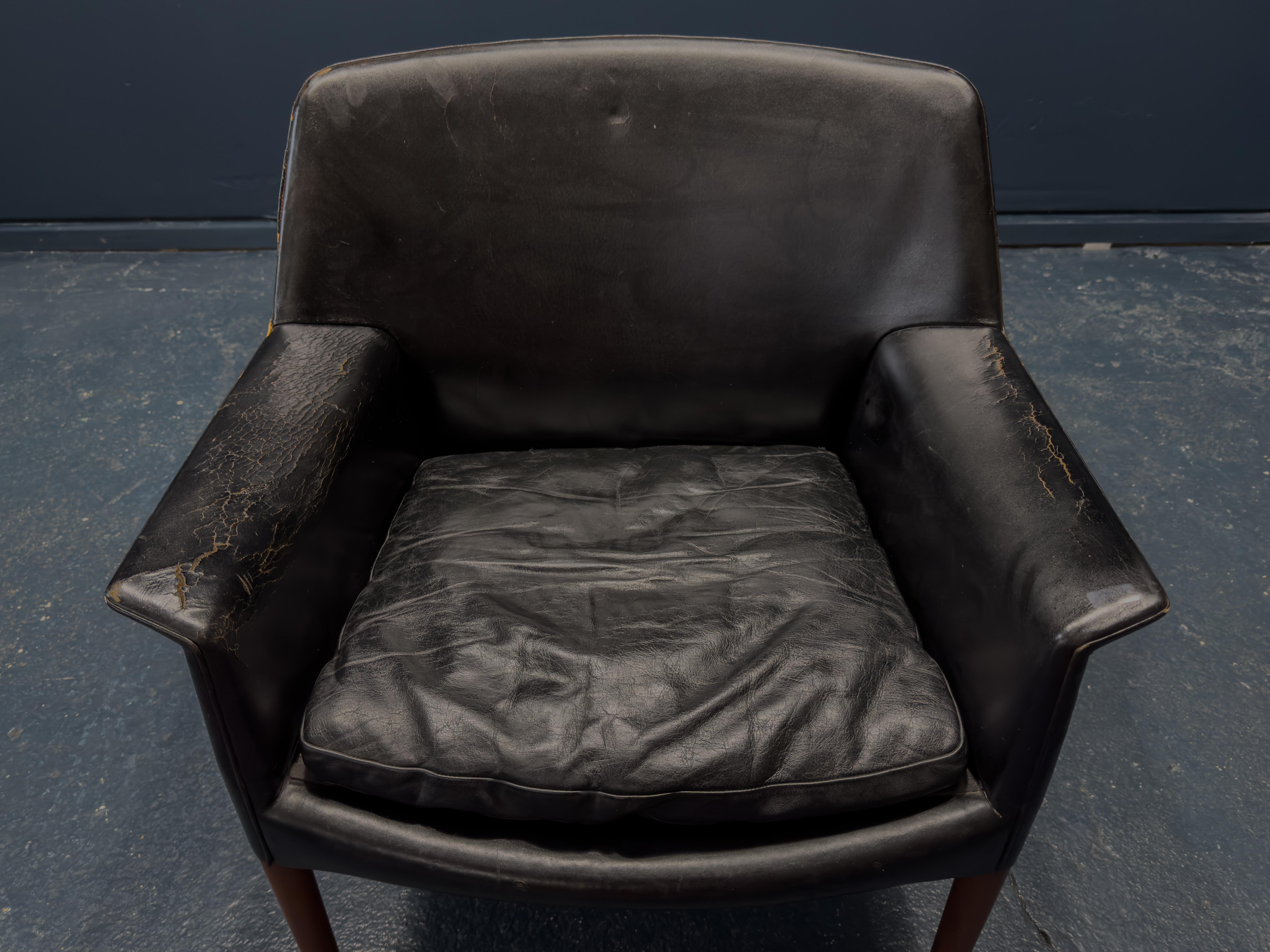 Cuir Modèle WB3838 Fauteuil en cuir en vente