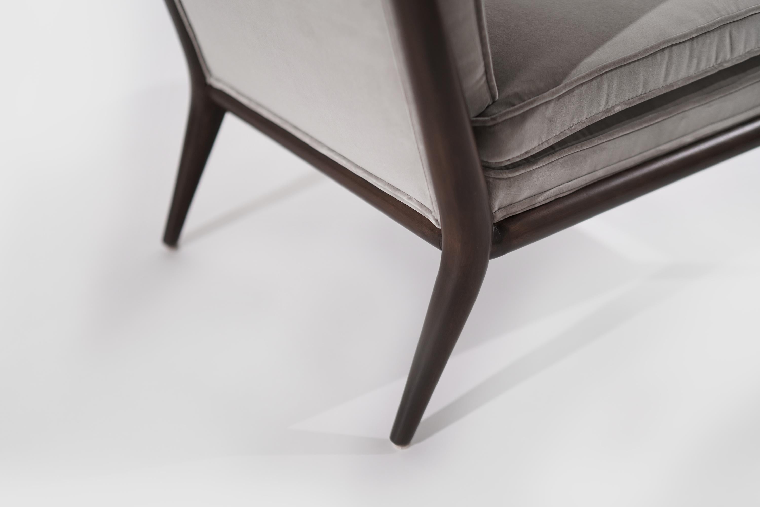 Model WMB Slipper Chairs by T.H. Robjohn-Gibbings, 1950s In Excellent Condition In Westport, CT