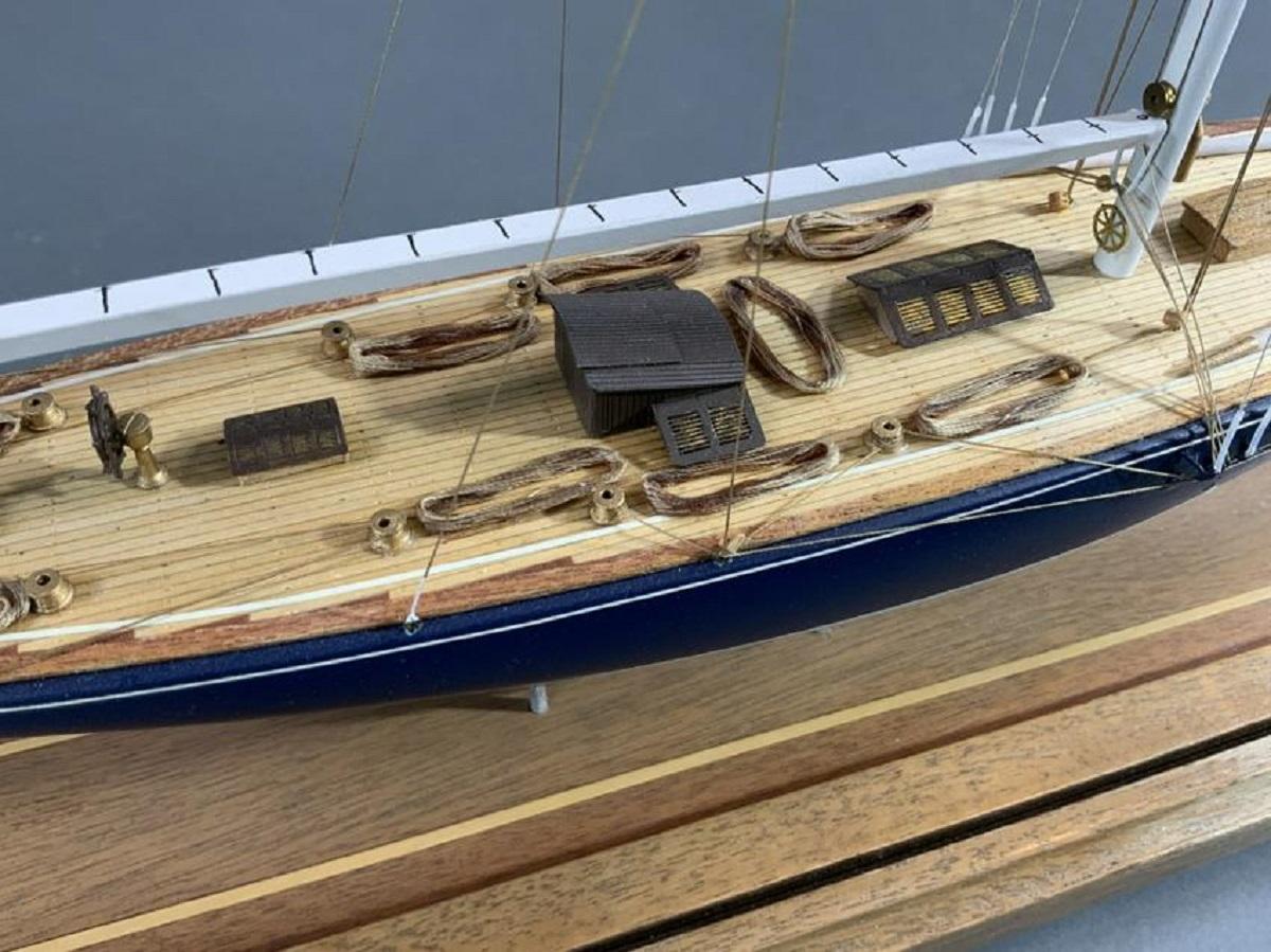 Wood Model Yacht 