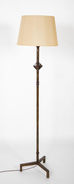 Modèle Etoile Bronze Lampadaire D'après Giacometti