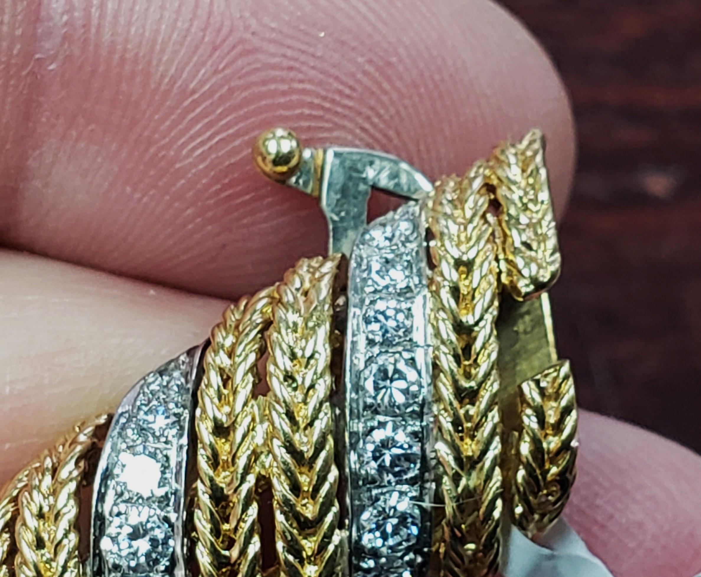 MODELE STERLE Paris Bracelet en or 18K et diamant 7.25