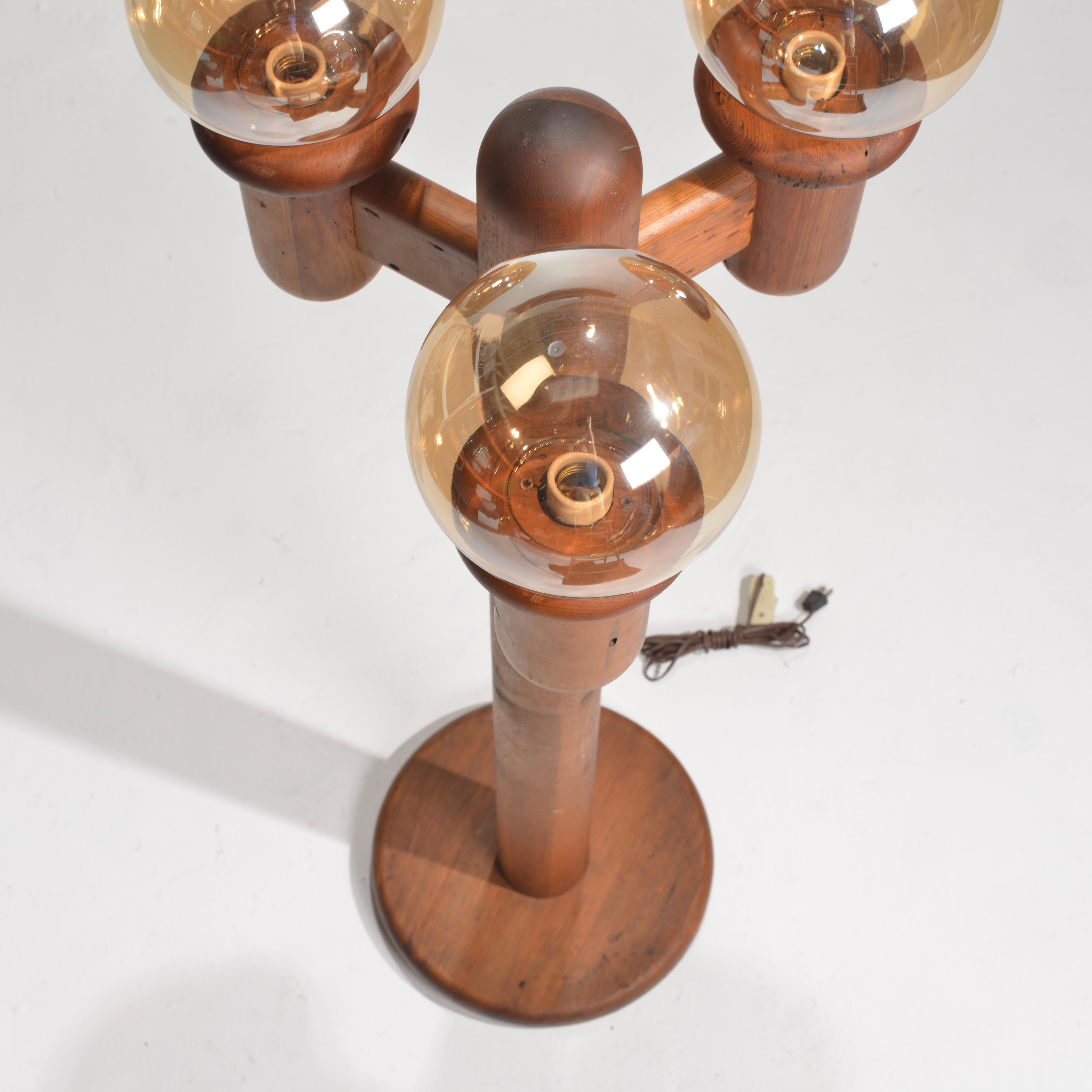 Lampadaire « Cactus » à 3 lumières Modèleine Bon état - En vente à Los Angeles, CA
