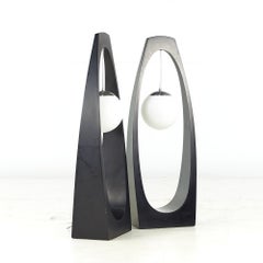 Modeline Mid Century Lamps, Pair
