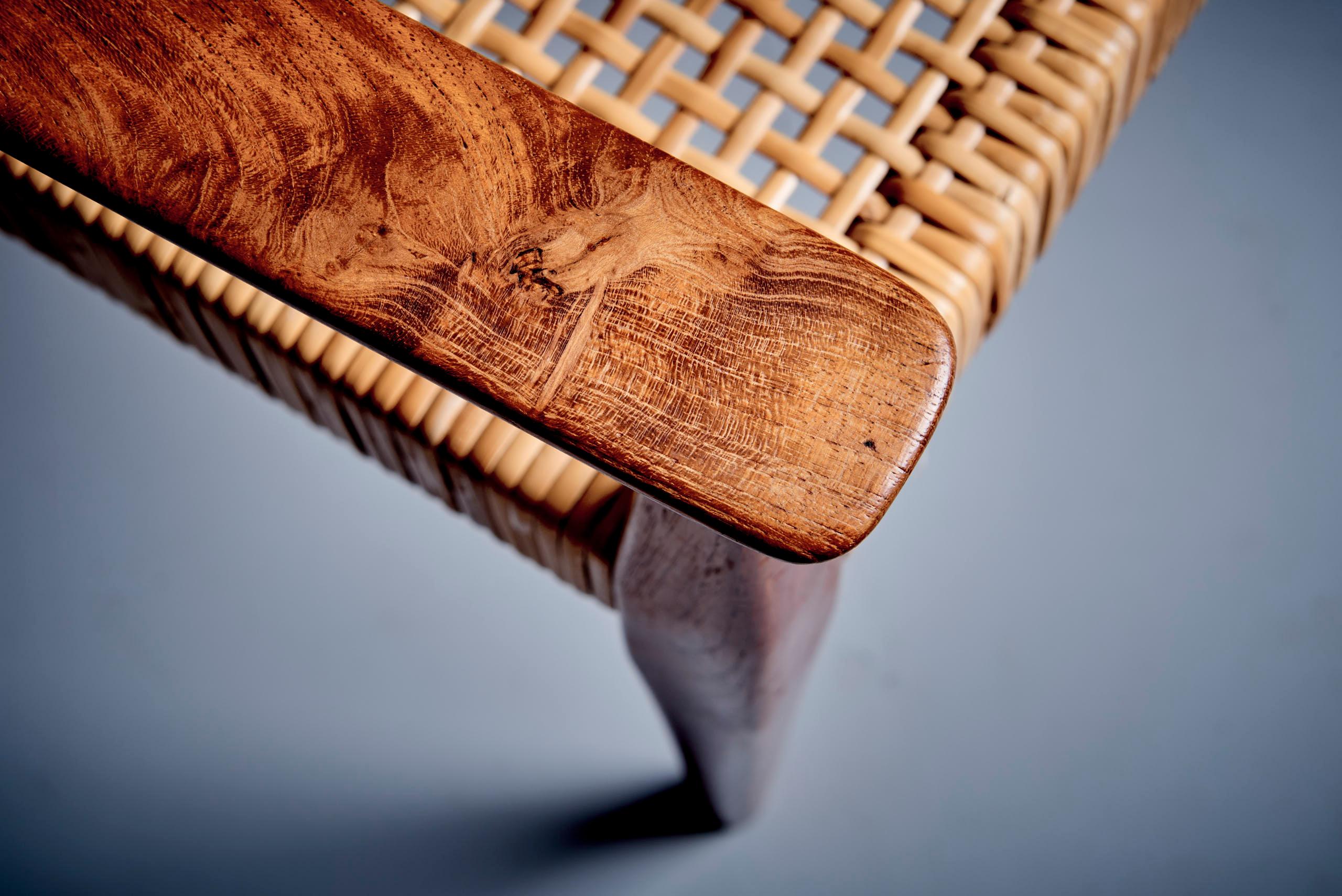 Model No 113 Chaise en teck par Nana Ditzel pour Povl Kolds Savvaerk en vente 1