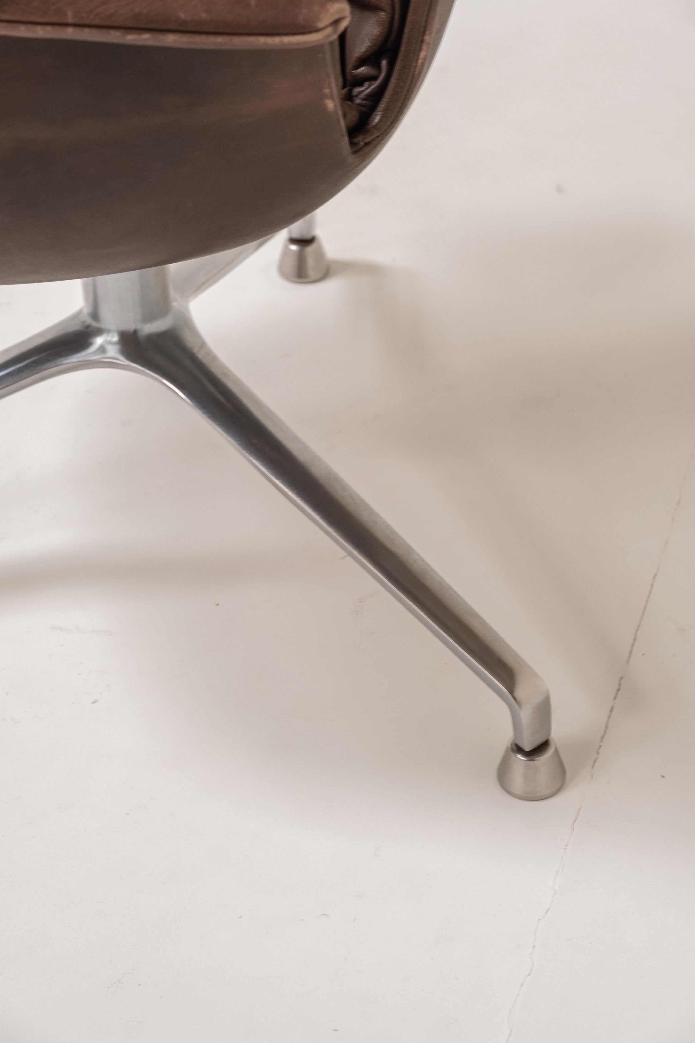 Sedia a tulipano Modell 6726 di Preben Fabricius & Jorgen Kastholm per Walter Knoll 1 in vendita 3