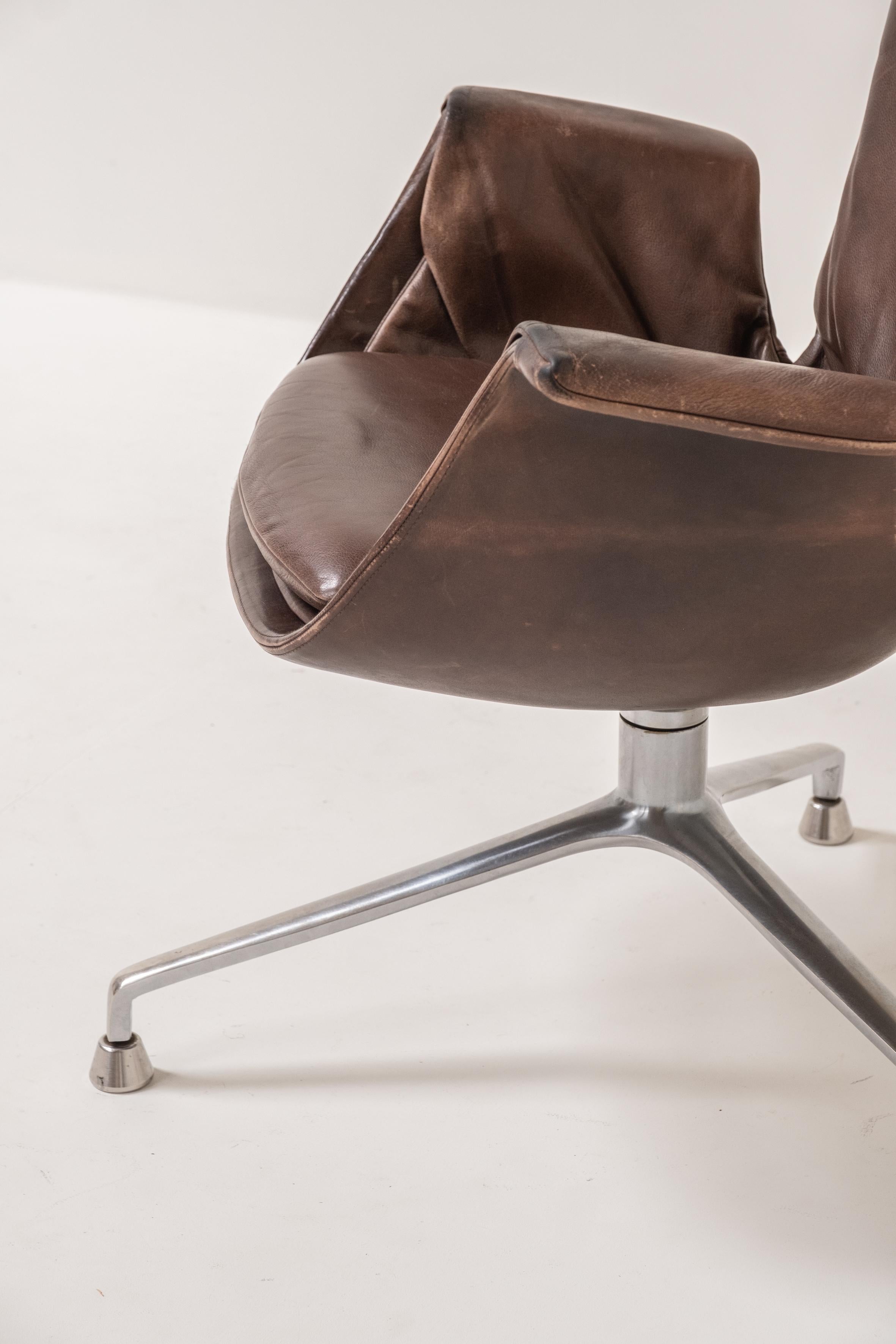Sedia a tulipano Modell 6726 di Preben Fabricius & Jorgen Kastholm per Walter Knoll 1 in vendita 4