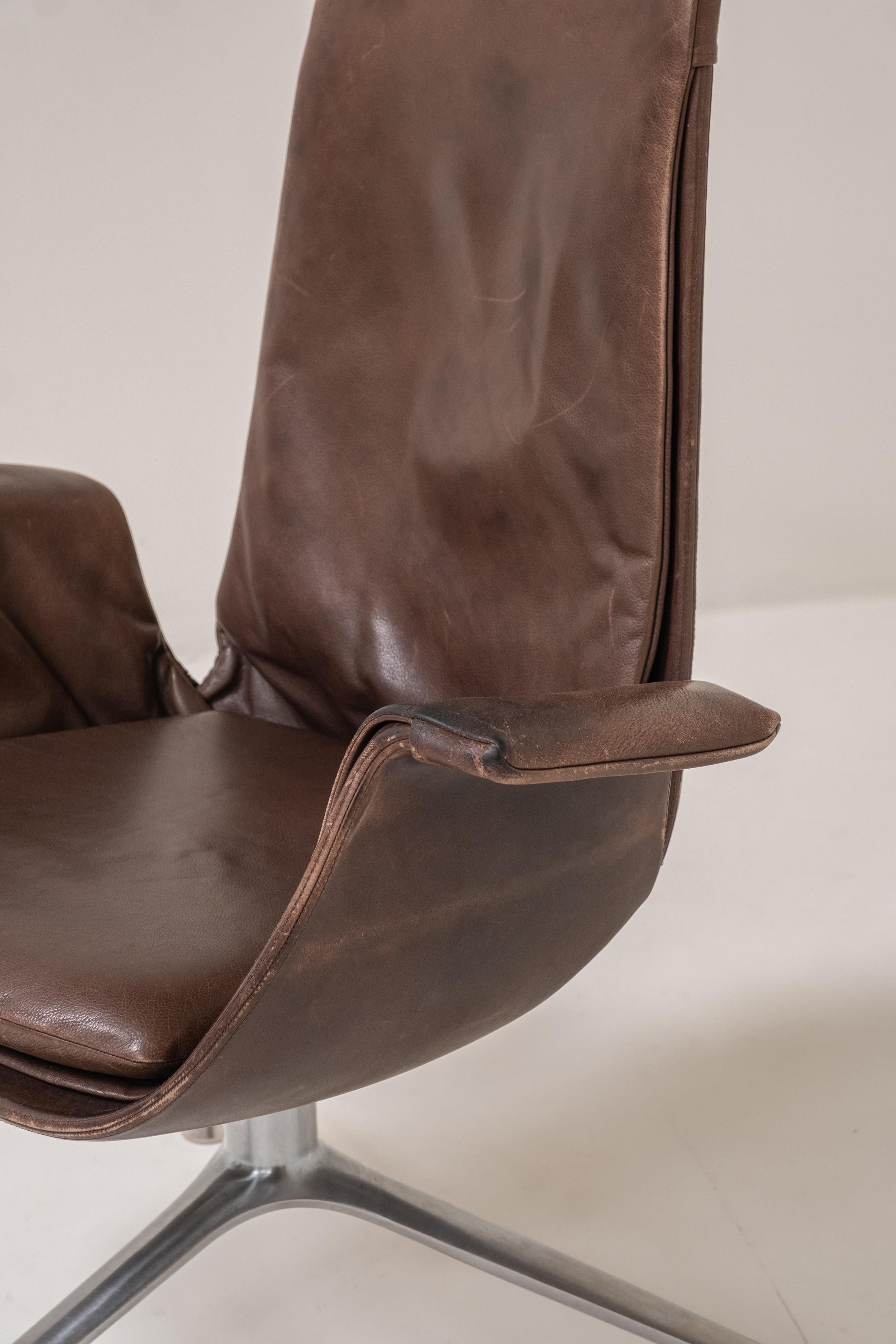 XX secolo Sedia a tulipano Modell 6726 di Preben Fabricius & Jorgen Kastholm per Walter Knoll 1 in vendita