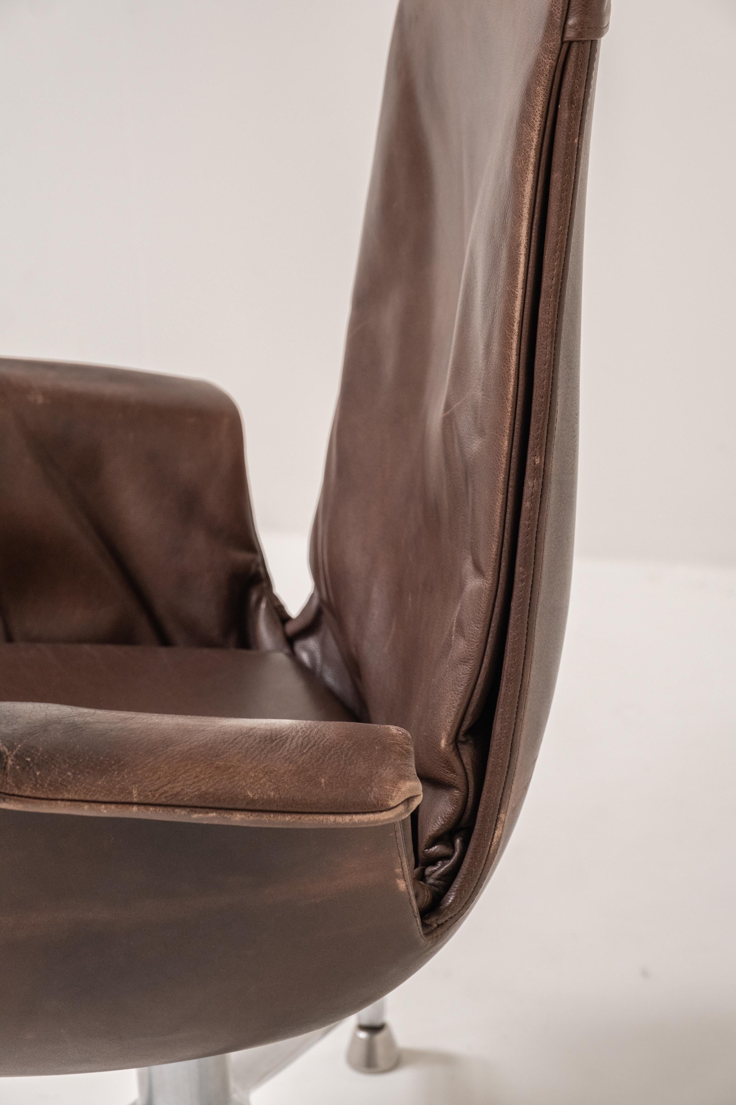 Sedia a tulipano Modell 6726 di Preben Fabricius & Jorgen Kastholm per Walter Knoll 1 in vendita 1