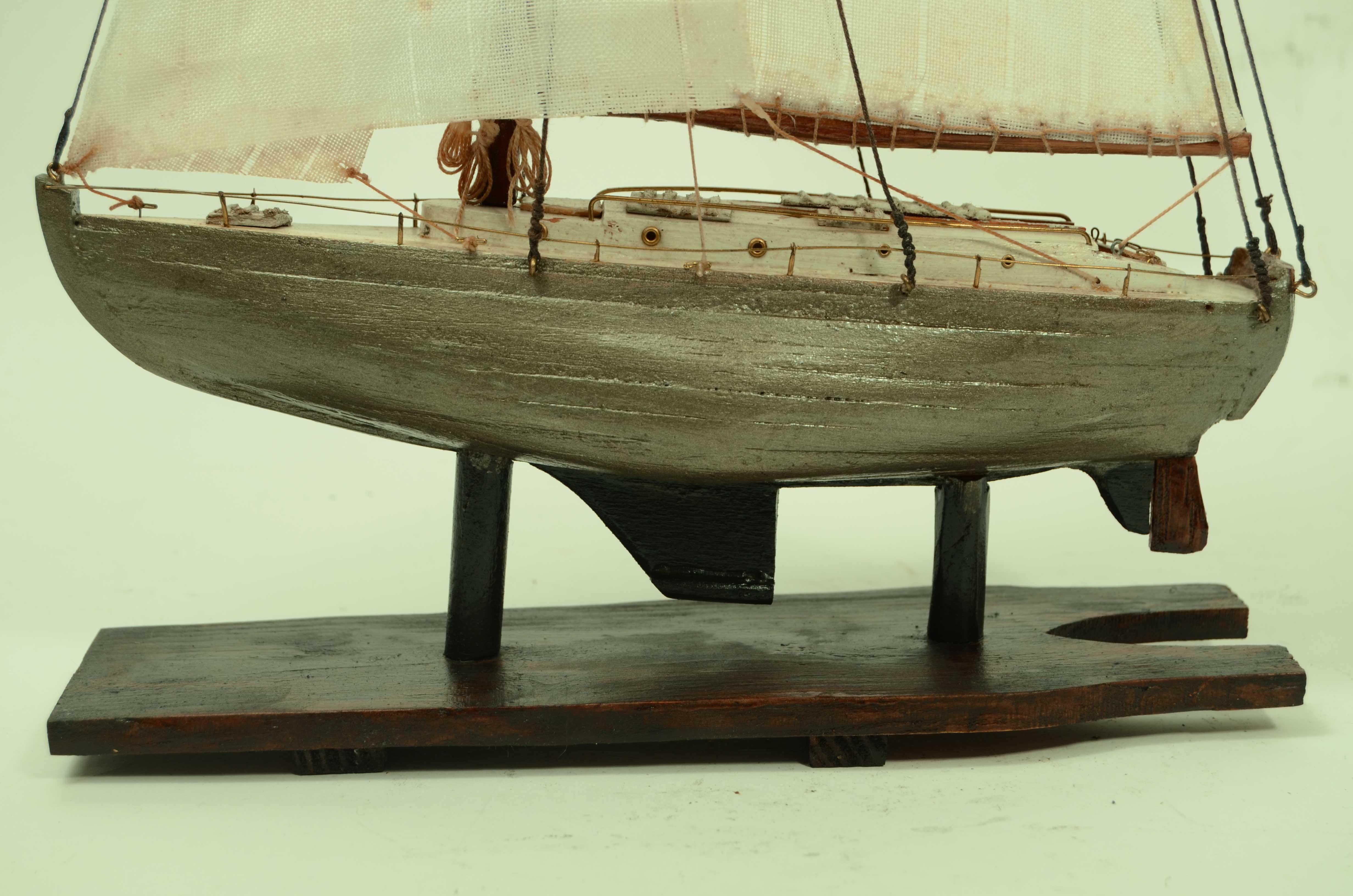 Modèle à l'échelle du Cutter Namar de Carlo Sciarelli réalisé dans les années 70 en vente 6