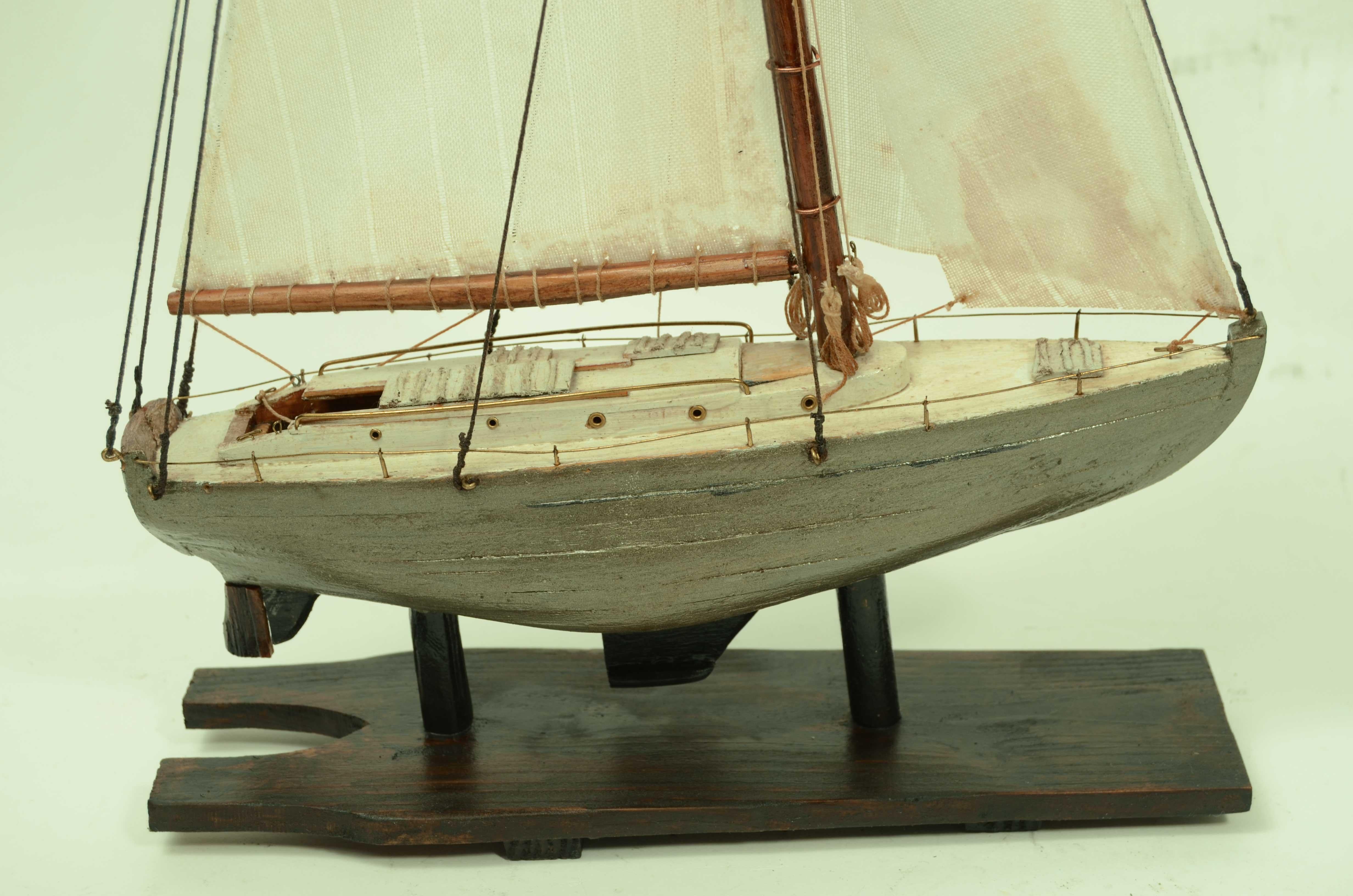 Modèle à l'échelle du Cutter Namar de Carlo Sciarelli réalisé dans les années 70 en vente 1