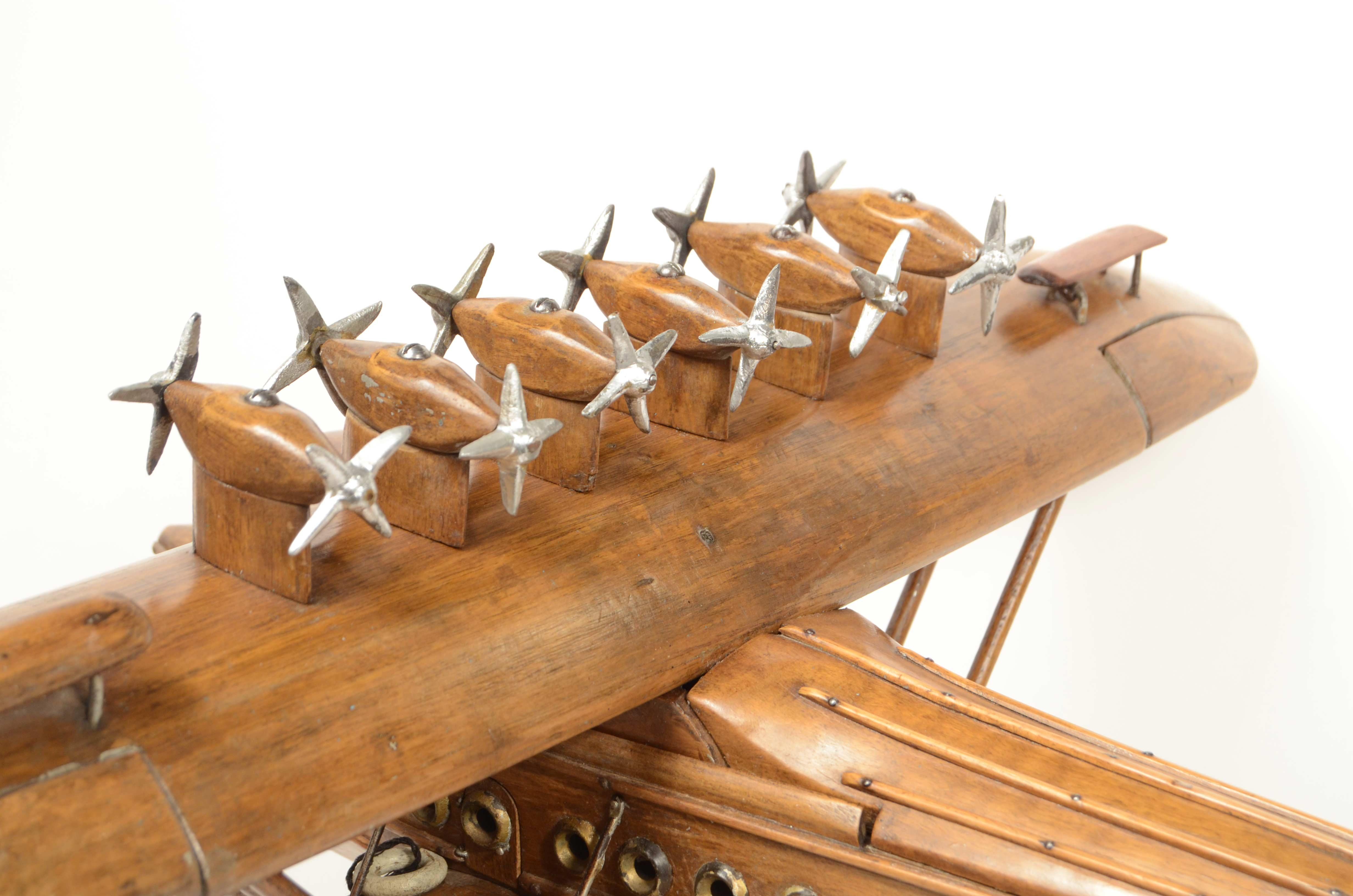 Modellino in scala dell’ idrovolante Dornier Do X   I- REDI “Umberto Maddalena