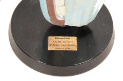 Modèle botanique en coupe de la partie intérieure d'une fleur de tournesol