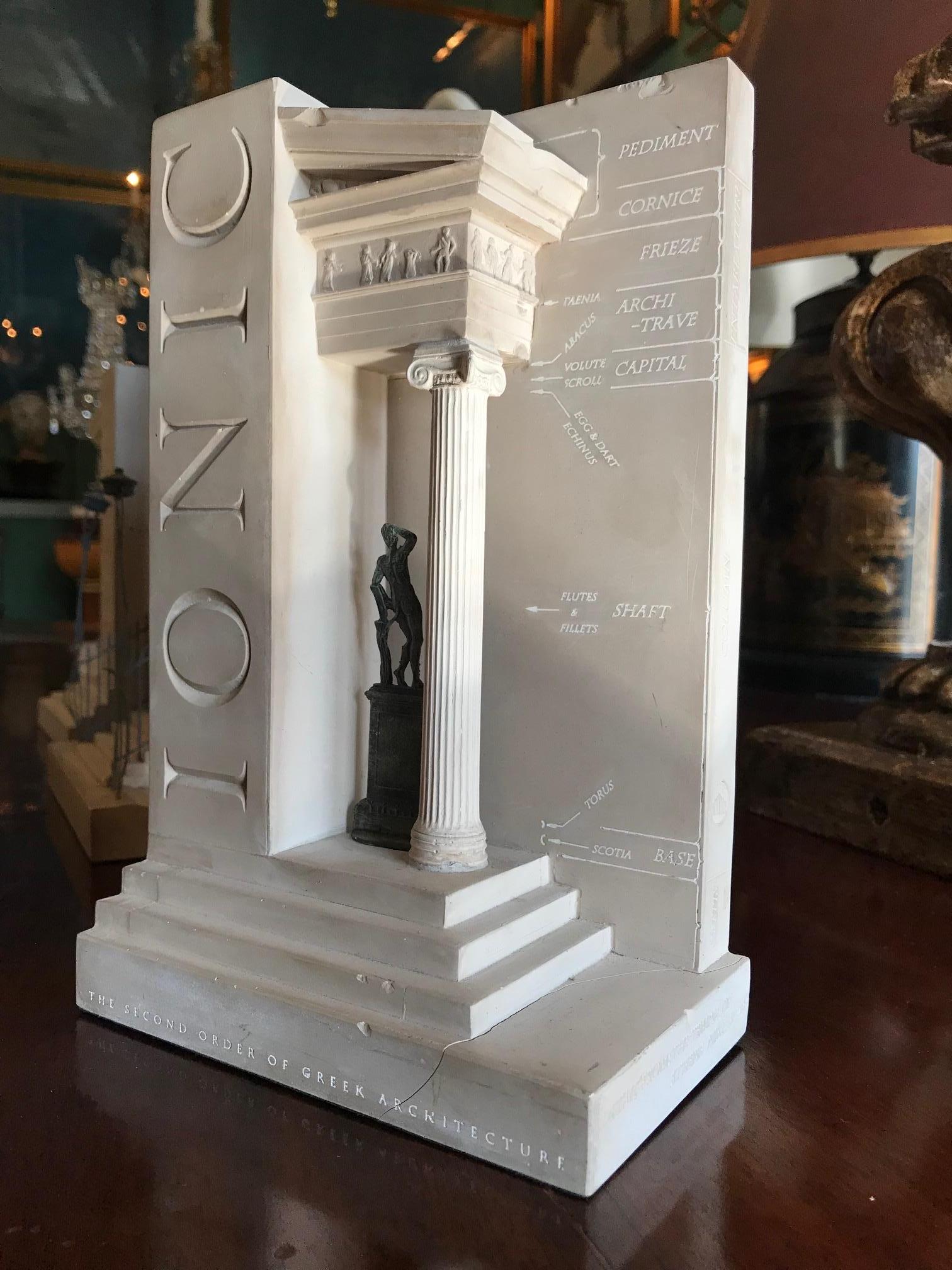 Models of Ionic Temple of Athena Nike Plaster Architectural Biblot Maquette La In Good Condition In West Hollywood, CA