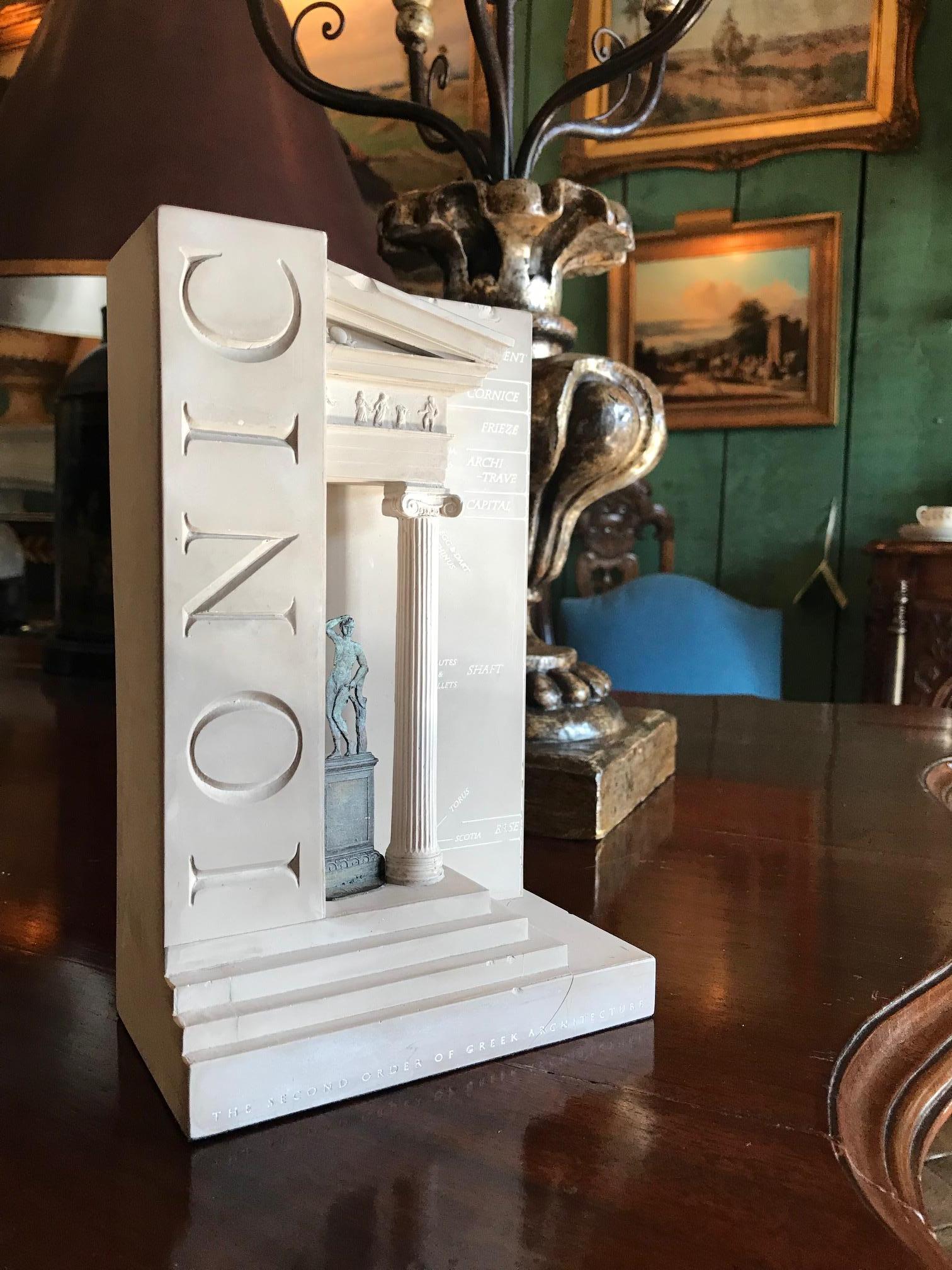 Models of Ionic Temple of Athena Nike Plaster Architectural Biblot Maquette La 1