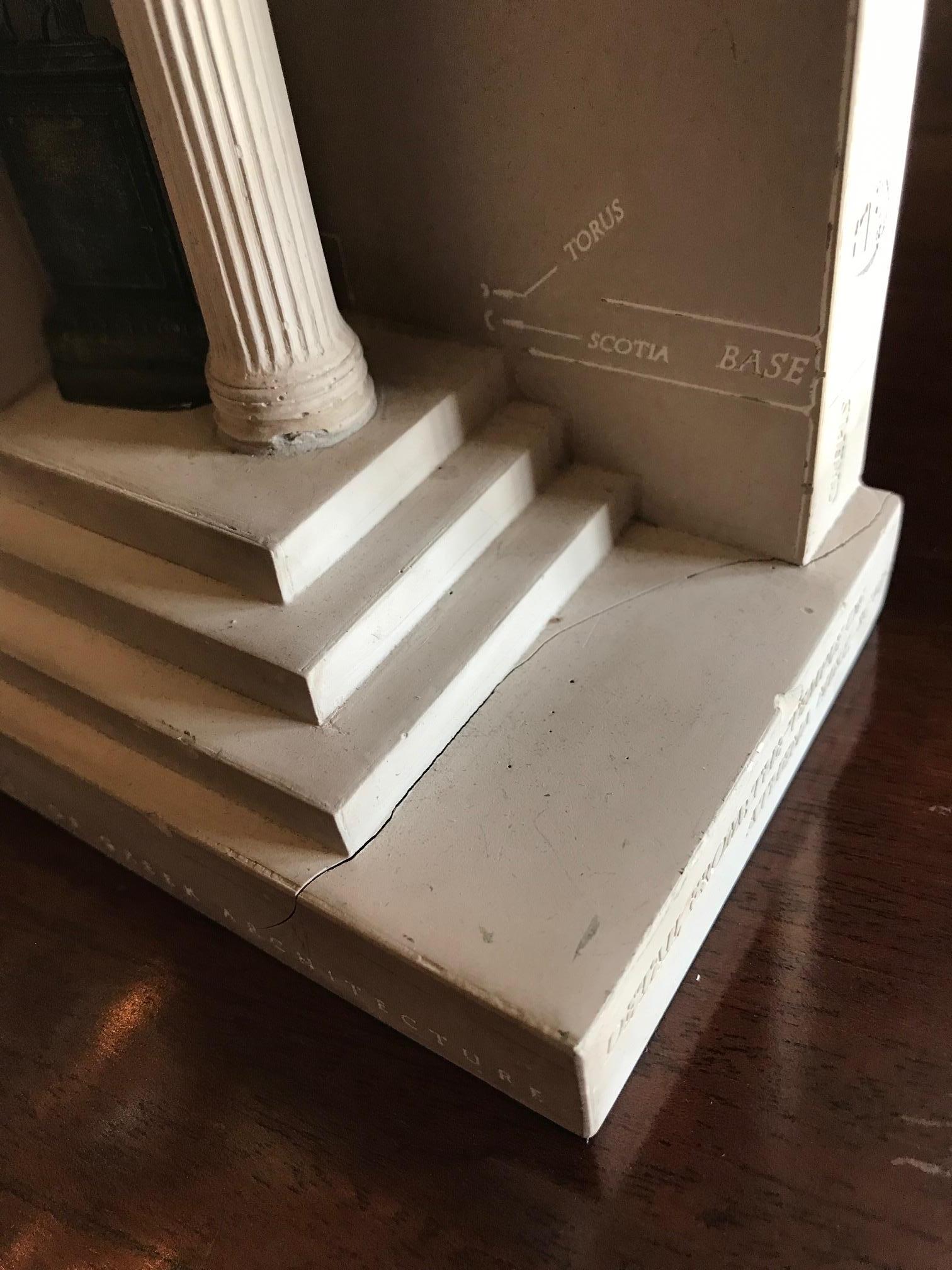 Models of Ionic Temple of Athena Nike Plaster Architectural Biblot Maquette La 2